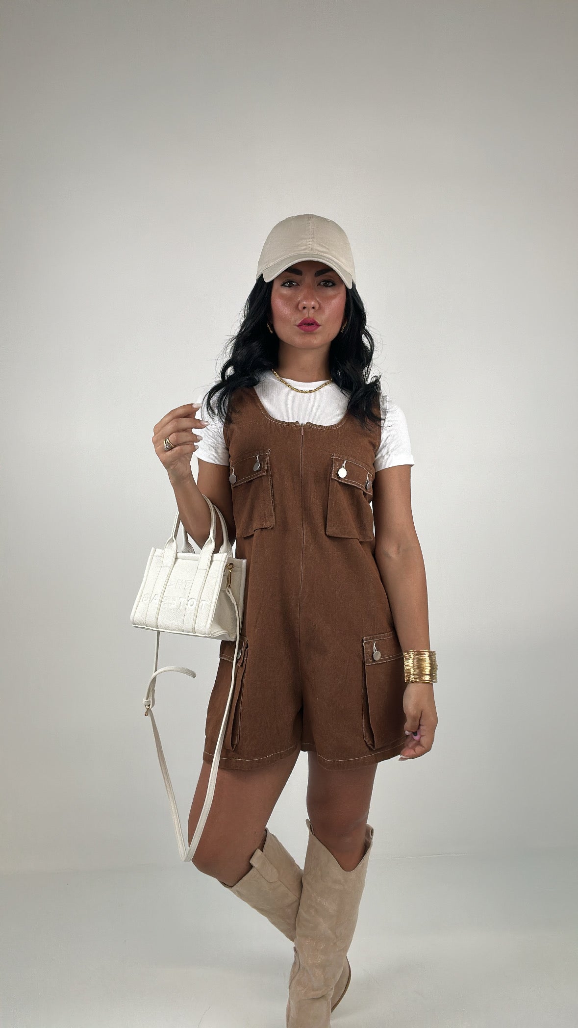 Borsa MINI T OTE - BIANCO