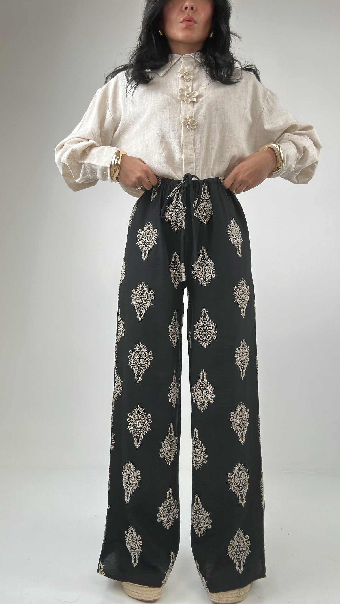 Pantalone ORIGAMI - NERO