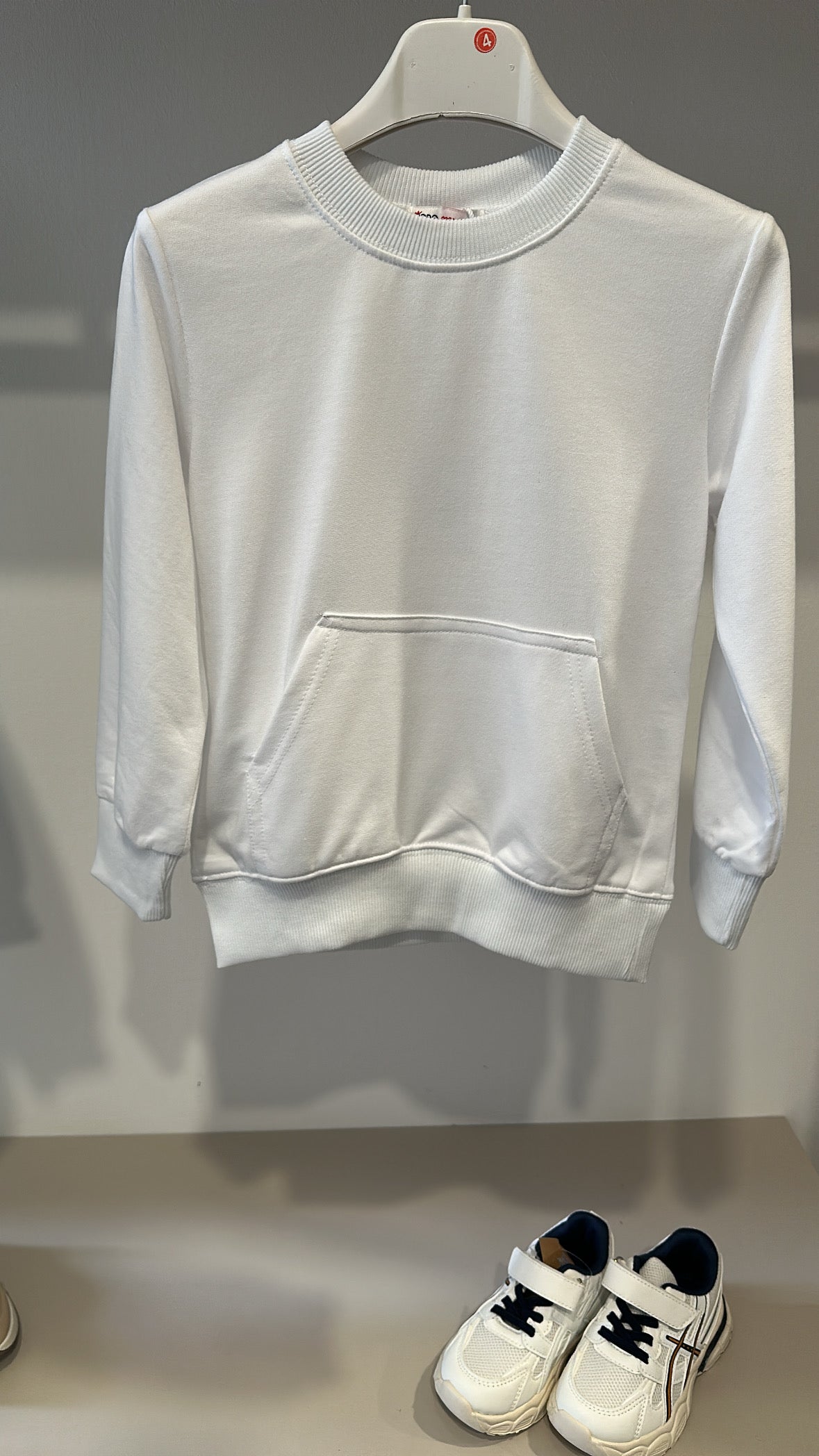 Felpa TASCA 4-16A - BIANCO