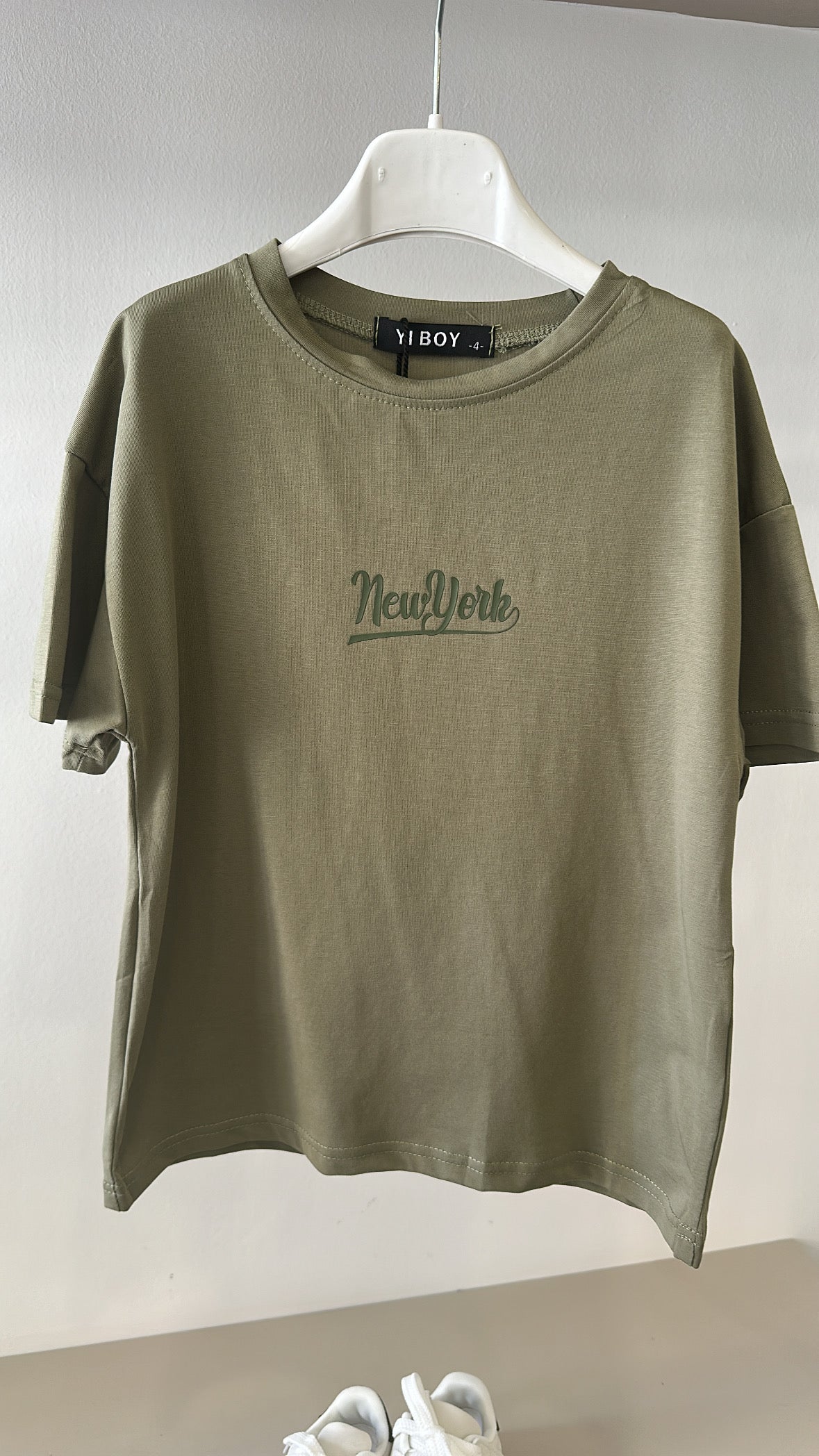 T-shirt NEW YORK 1987 - VERDE MILITARE
