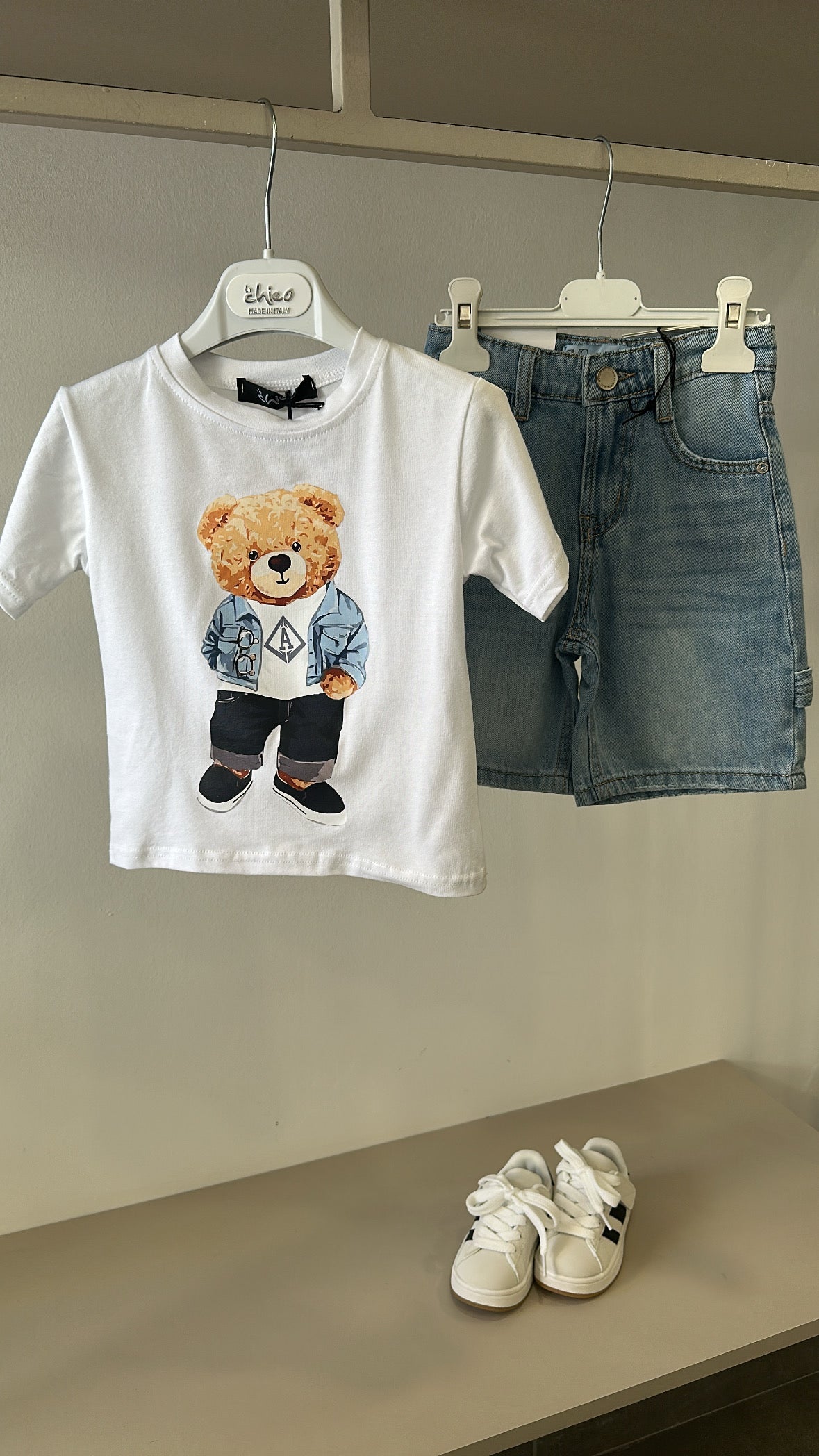 T-shirt ORSETTO A 12-36m - BIANCO