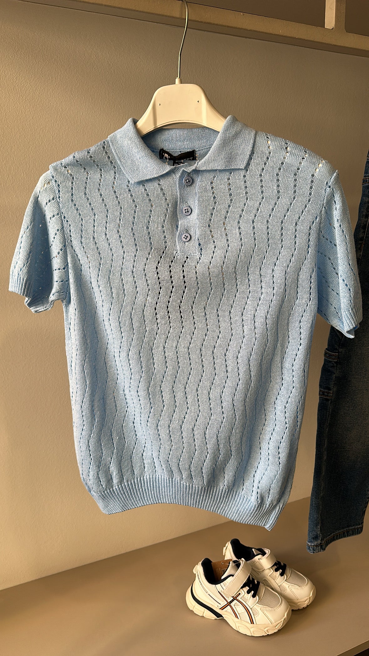 Polo FLYUR 4-14A - AZZURRO
