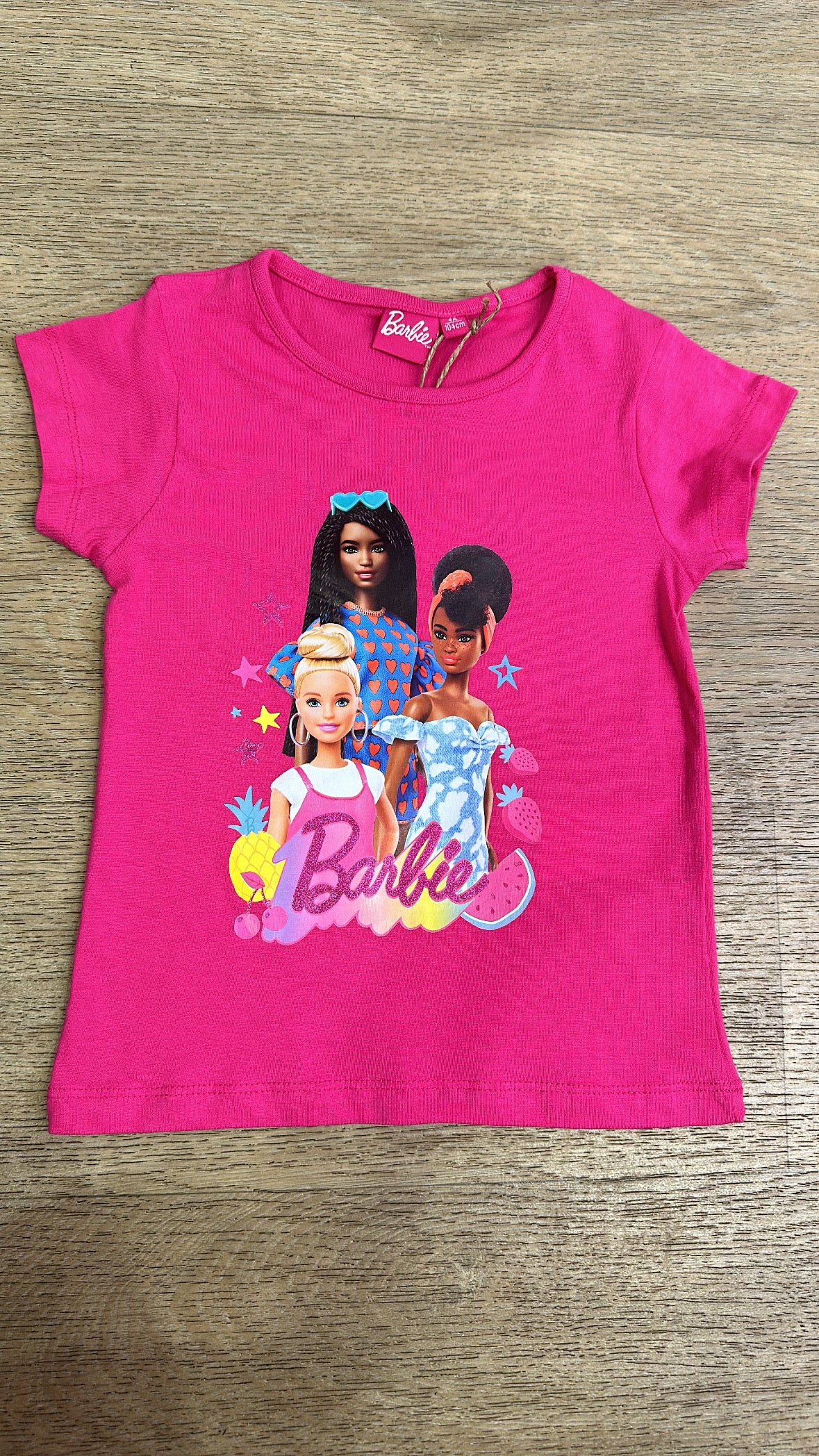 T-shirt BARBIE 4-10A - FUCSIA
