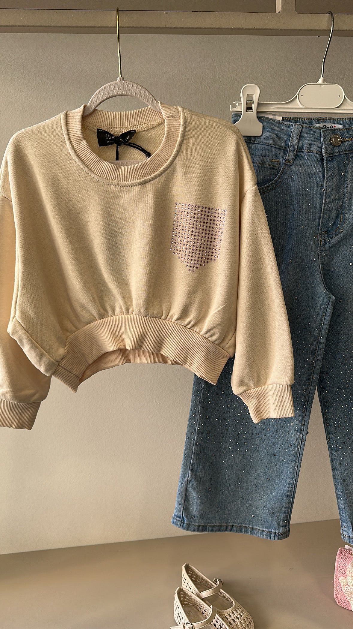 Felpa TASCHINO BRILLO 4-14 - BEIGE