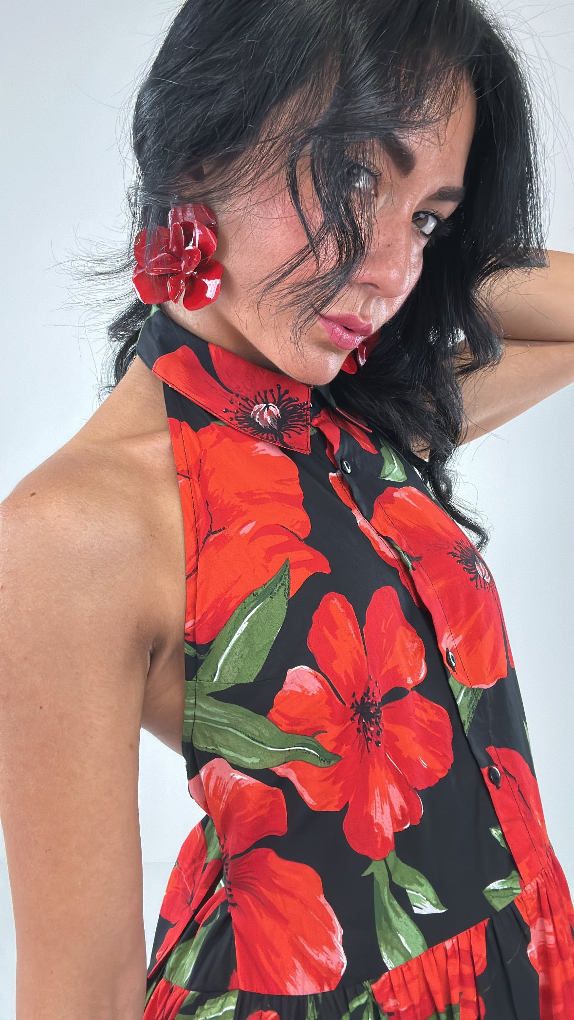 Orecchino FLOWWW - ROSSO