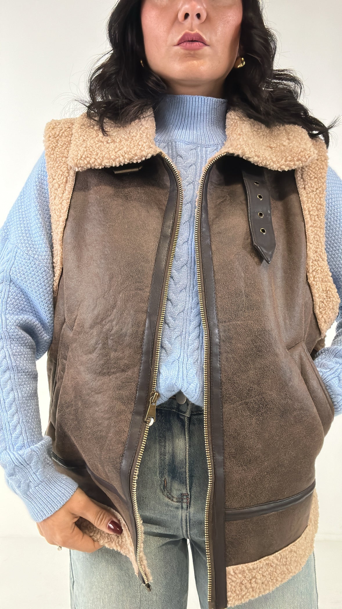 Smanicato MONTONE - MARRONE