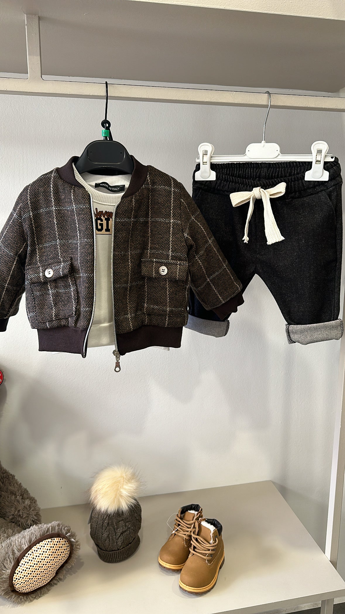 Completo NEVER 12-36M - MARRONE