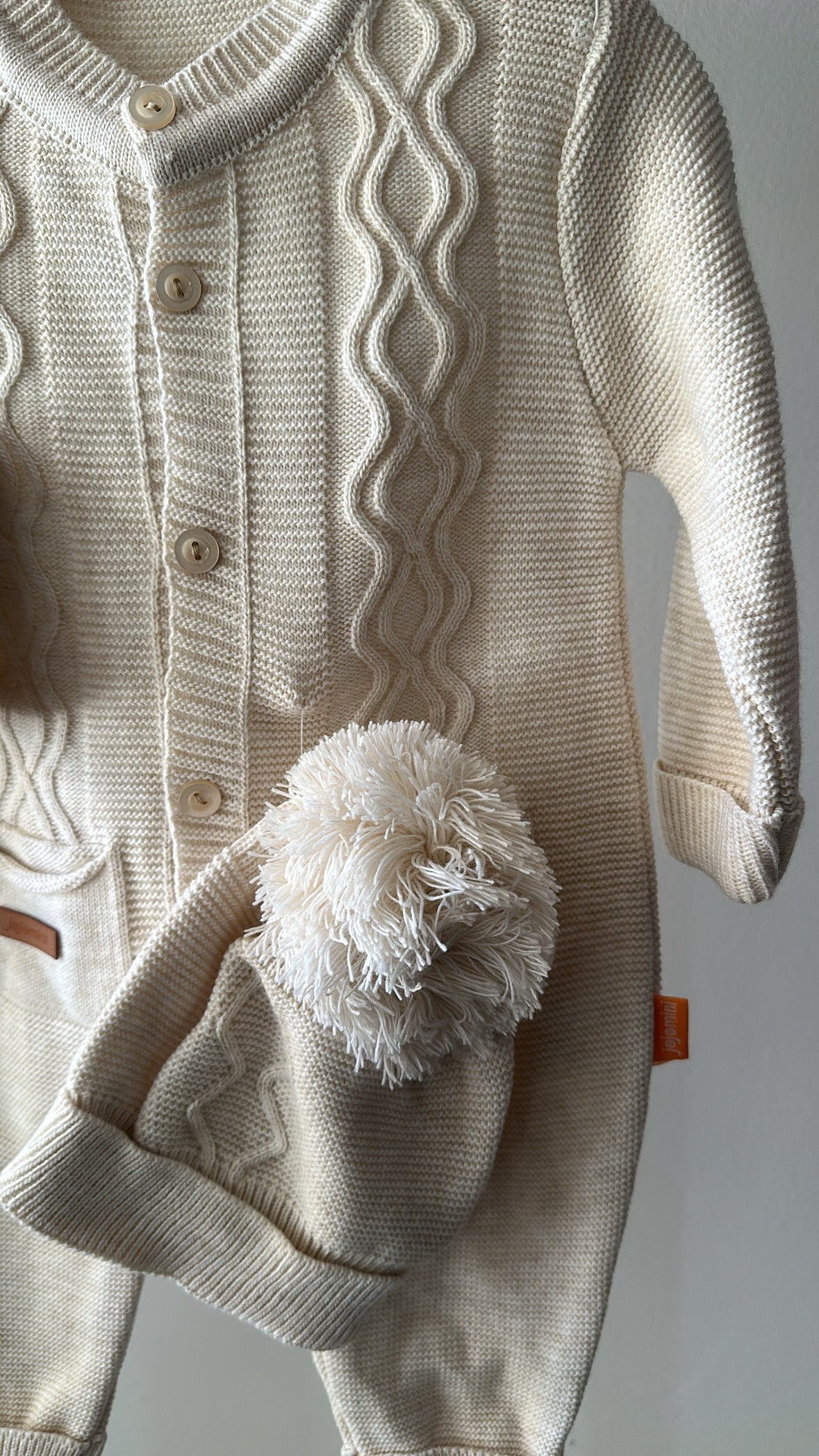 Tutina CON CAPPELLO 3-12 - BEIGE