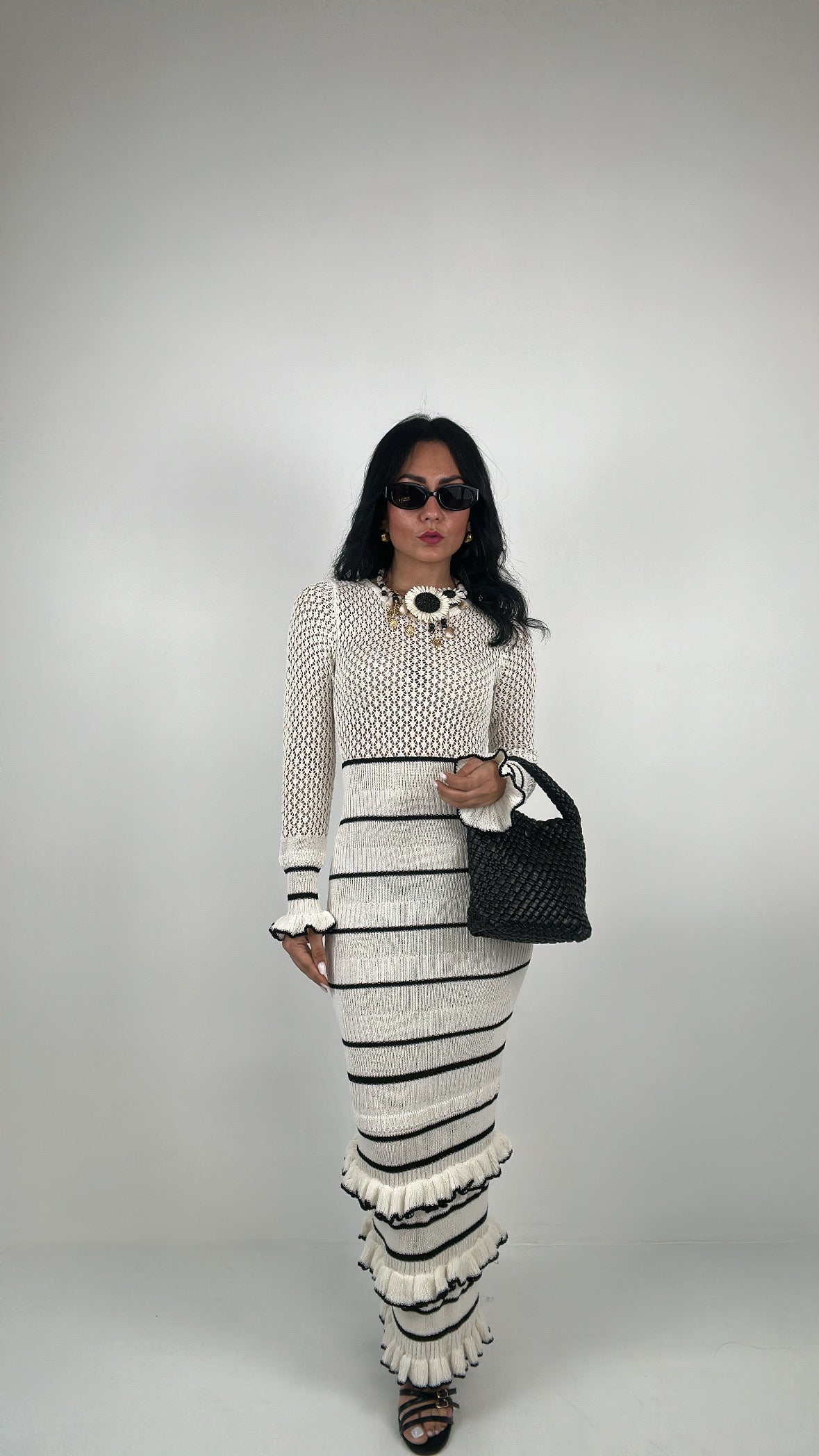 Abito IN MAGLIA - BIANCO