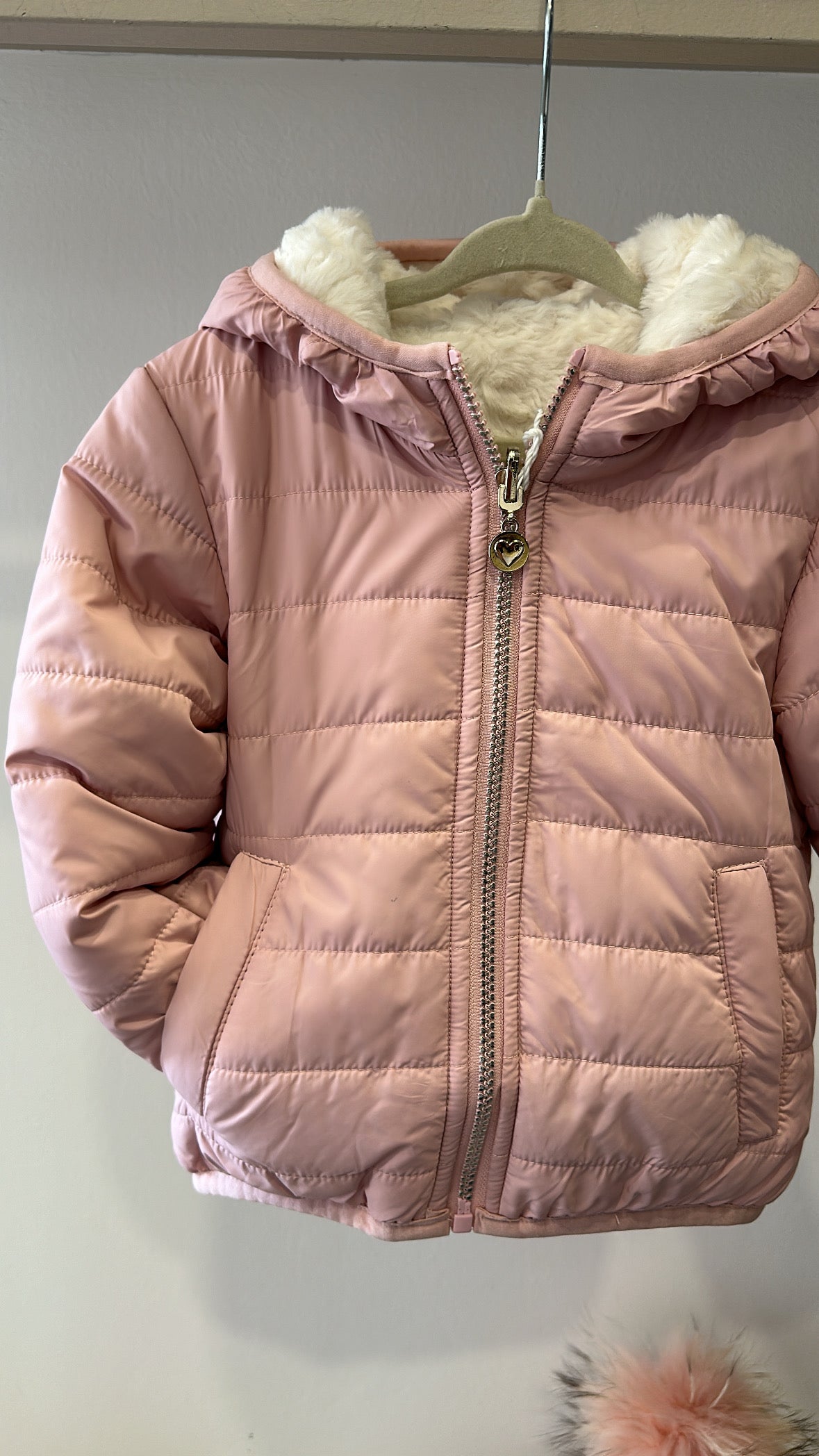 Giubbino REVER PELLICCIA 1-5A - ROSA