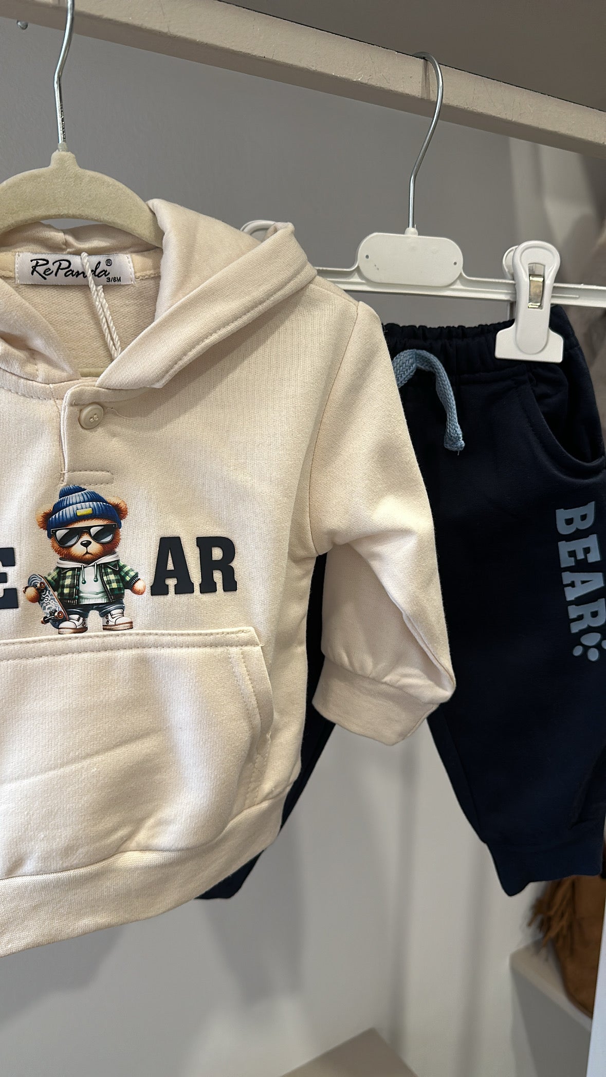 Tuta BEAR 3-14M - BEIGE