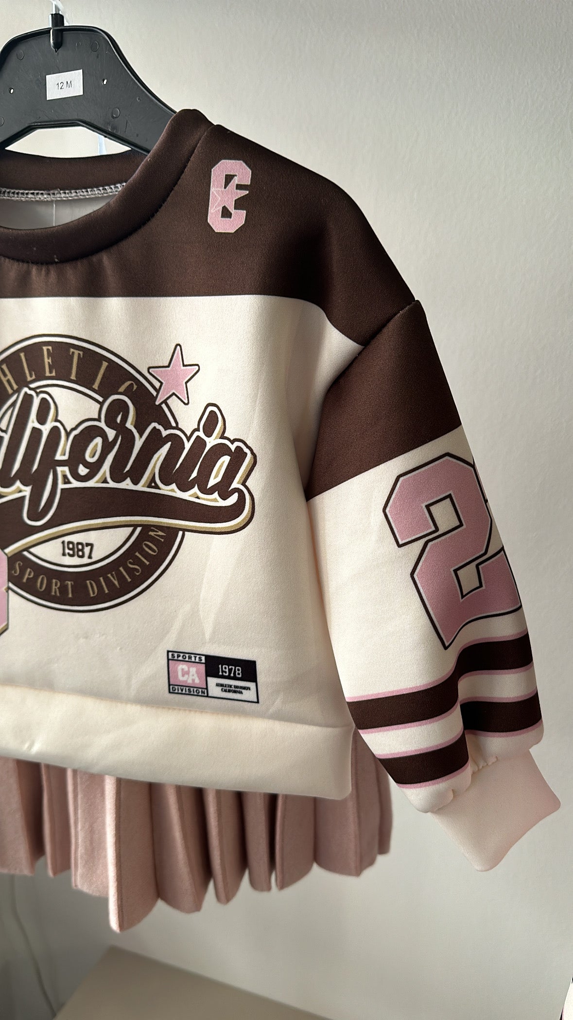 Felpa CALIFORNIA SPORT 12-36M - MARRONE