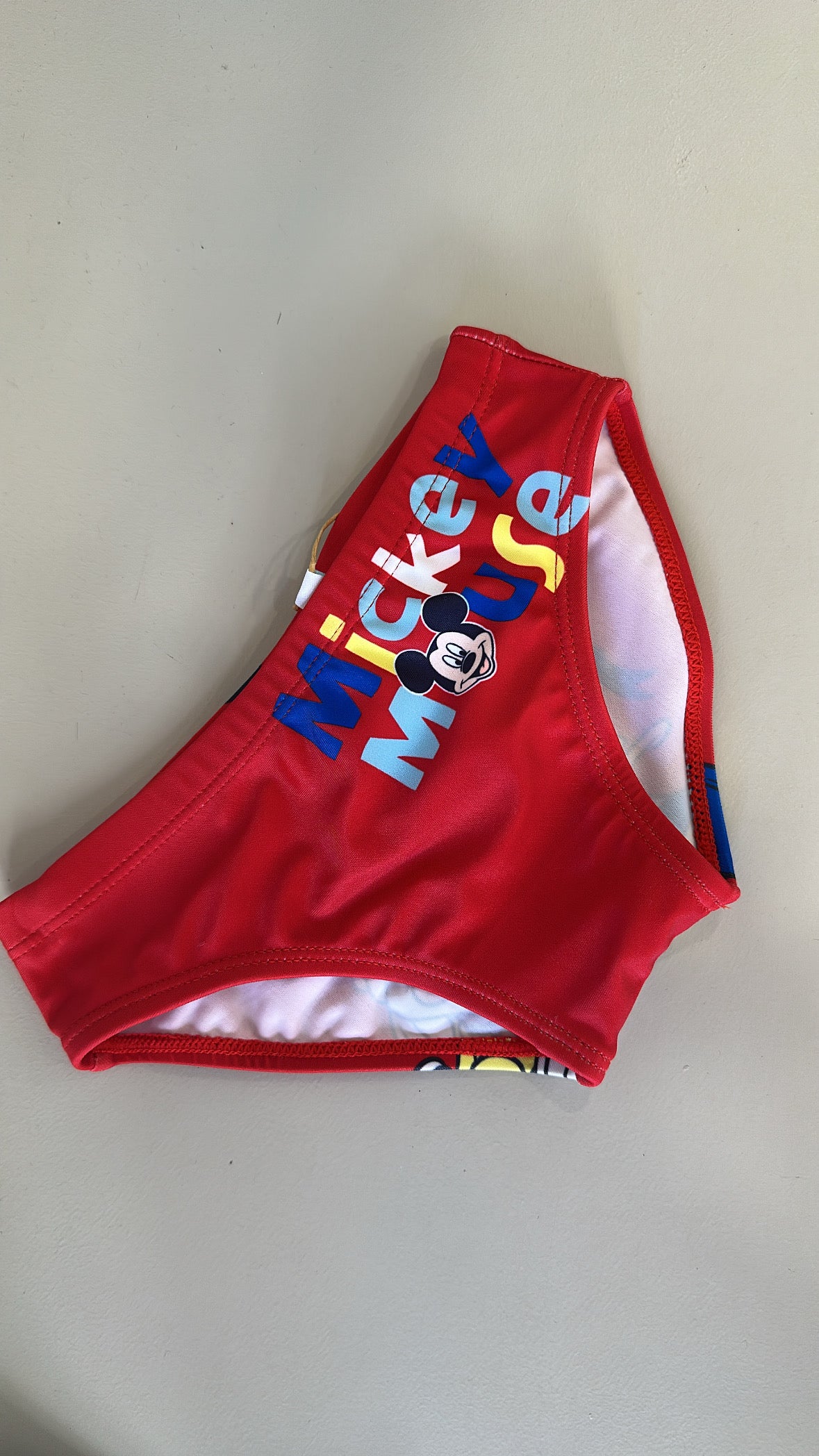 Costume MUTANDINA TOPOLINO 12-36M - ROSSO
