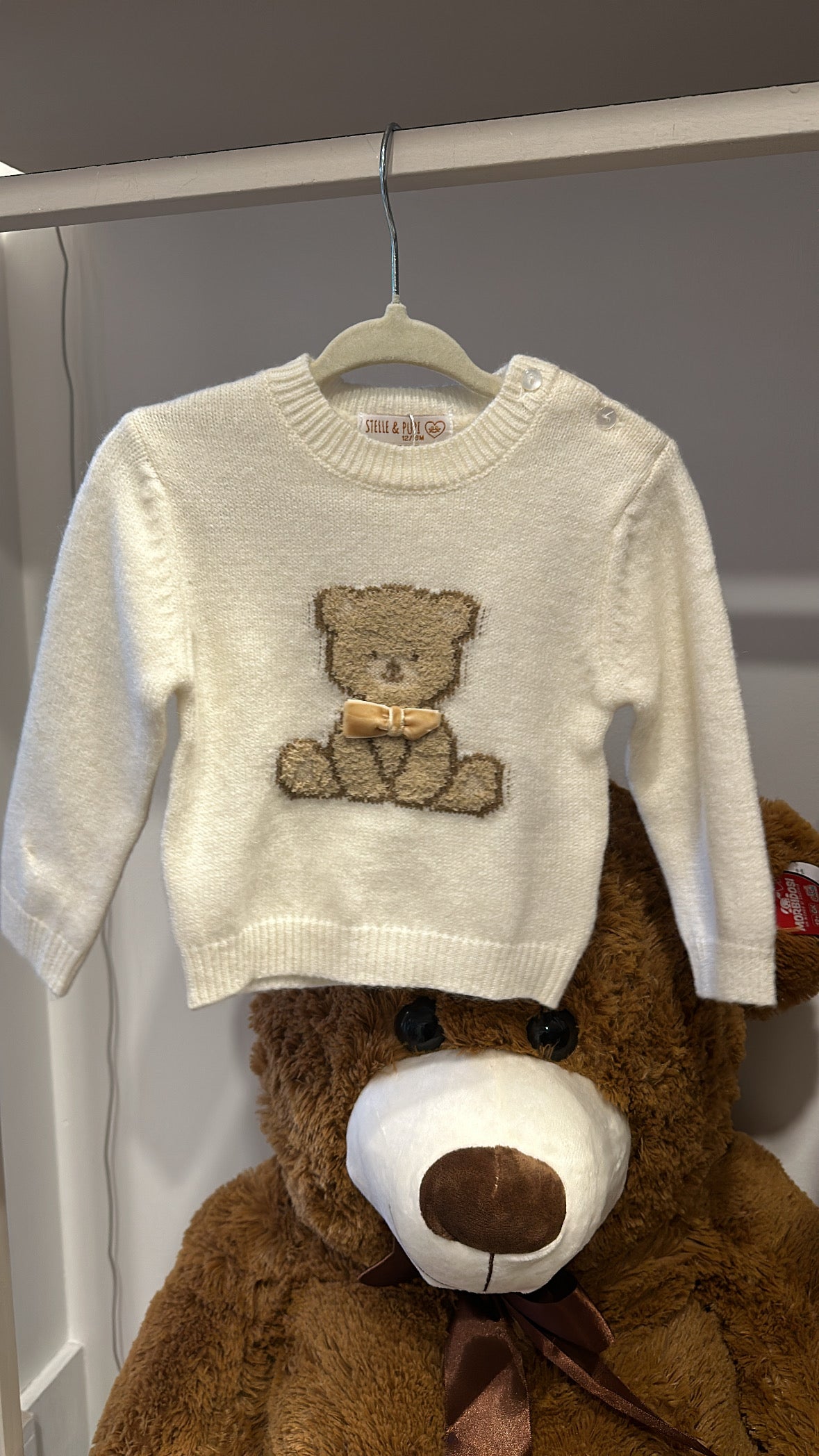 Maglioncino ORSETTO 12-36M - PANNA