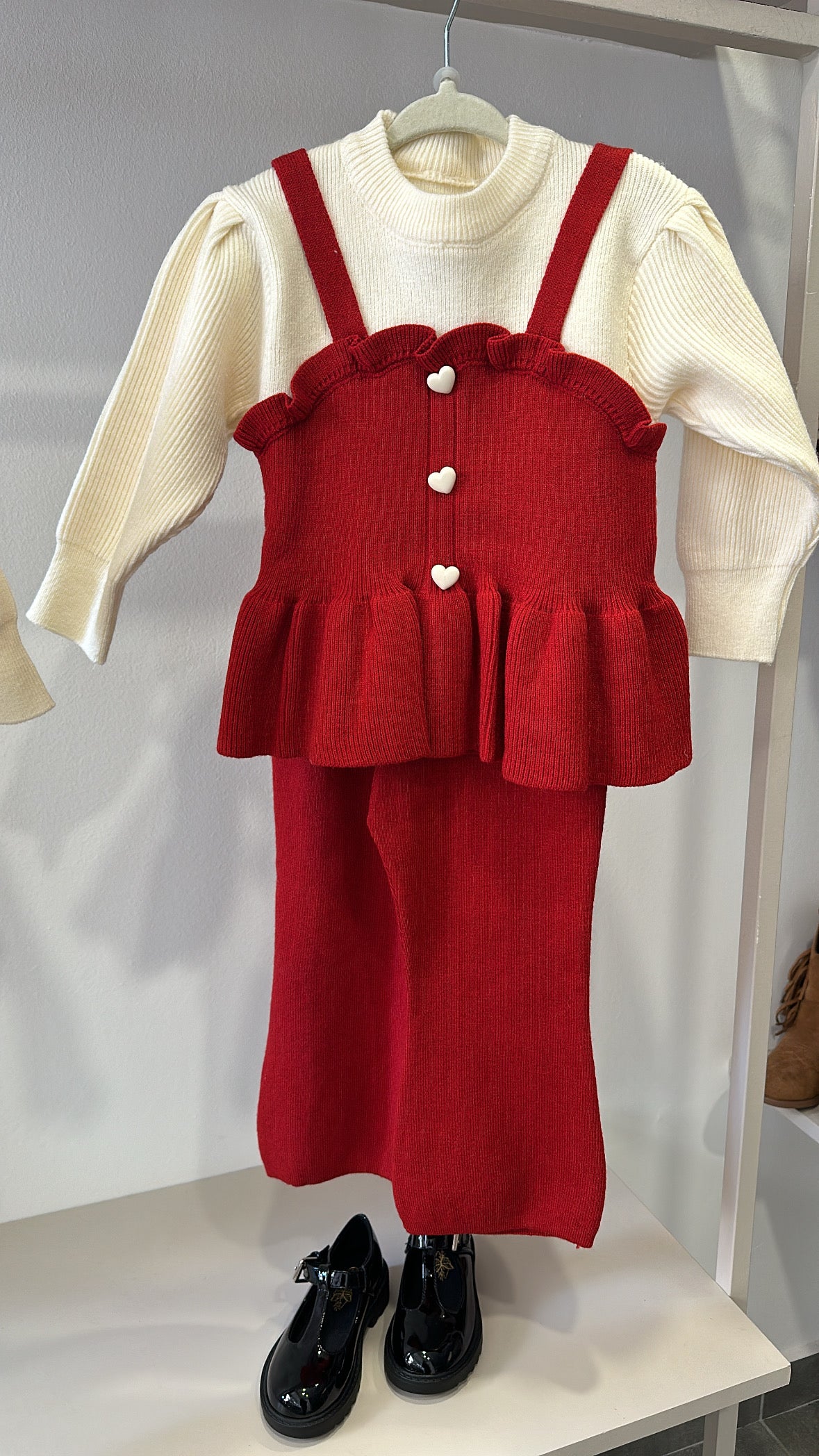 Completo CUORICINI - ROSSO