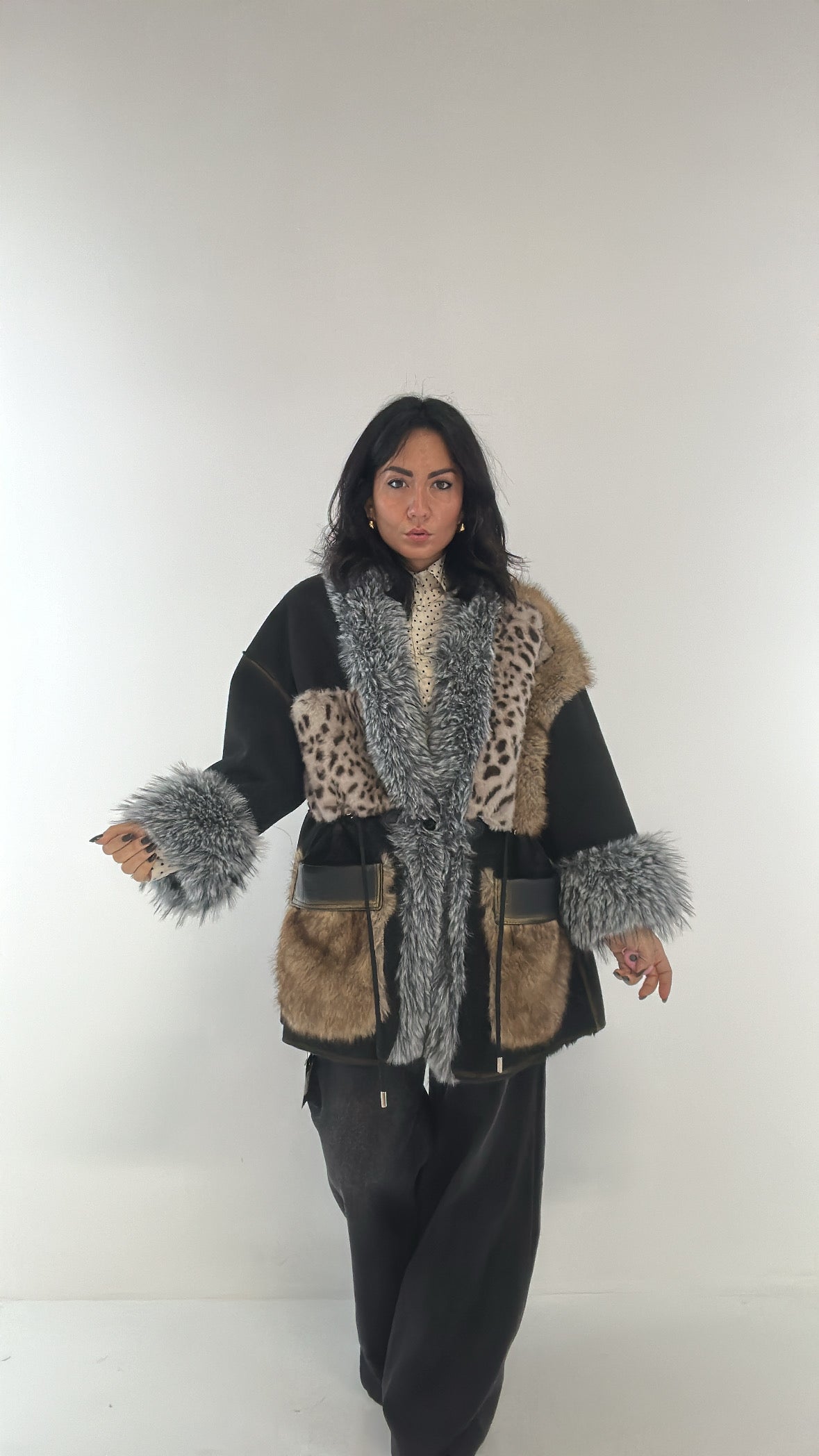 Ecopelliccia VANITY - NERO