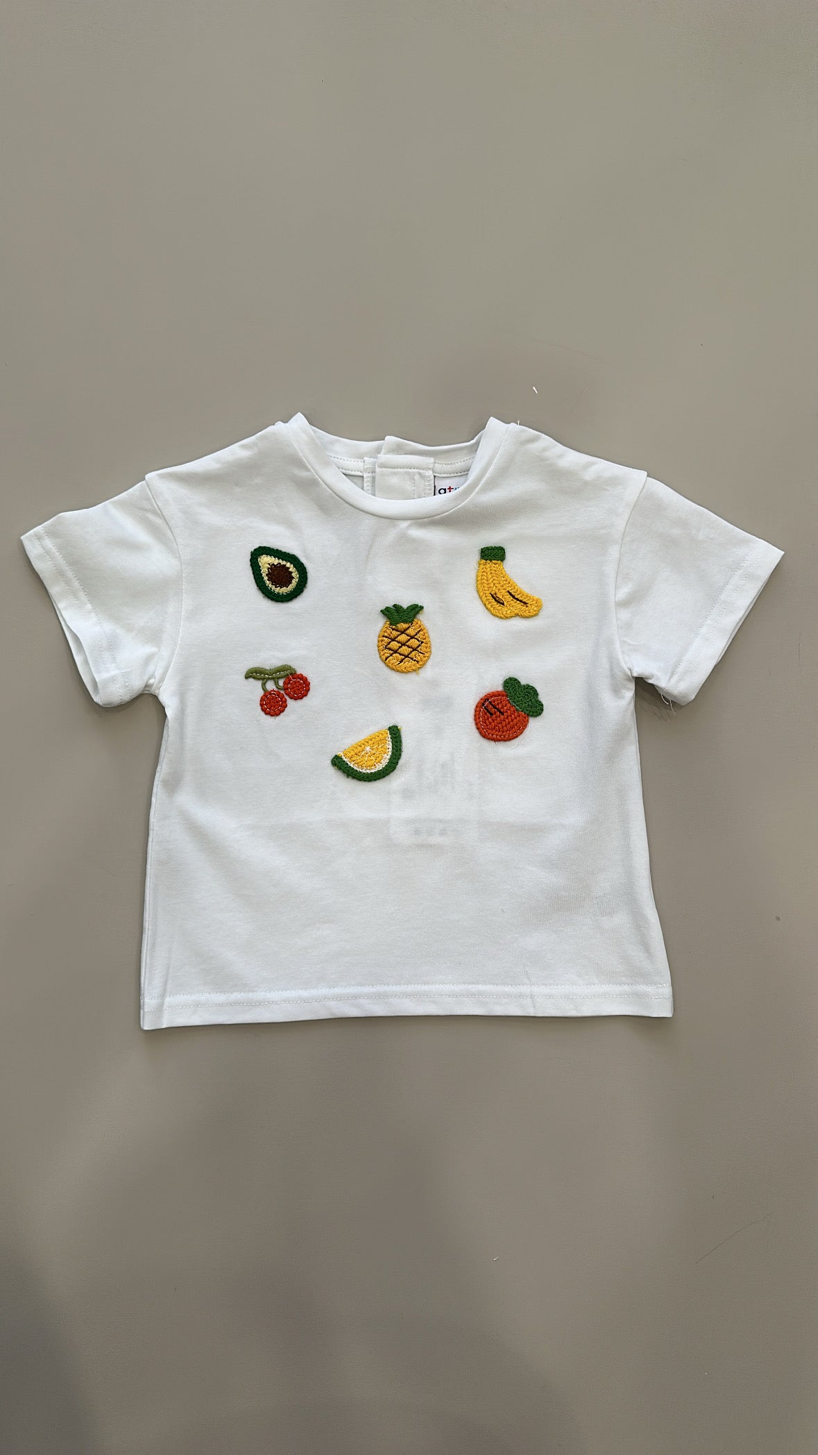T-shirt FRUIT 6-36M - BIANCO
