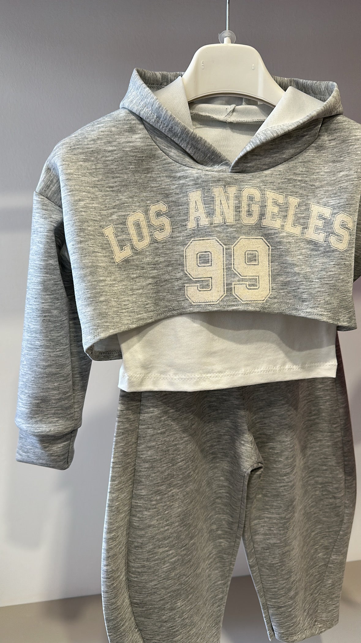 Tuta 3PZ LOSANGELES 4-14A - GRIGIO