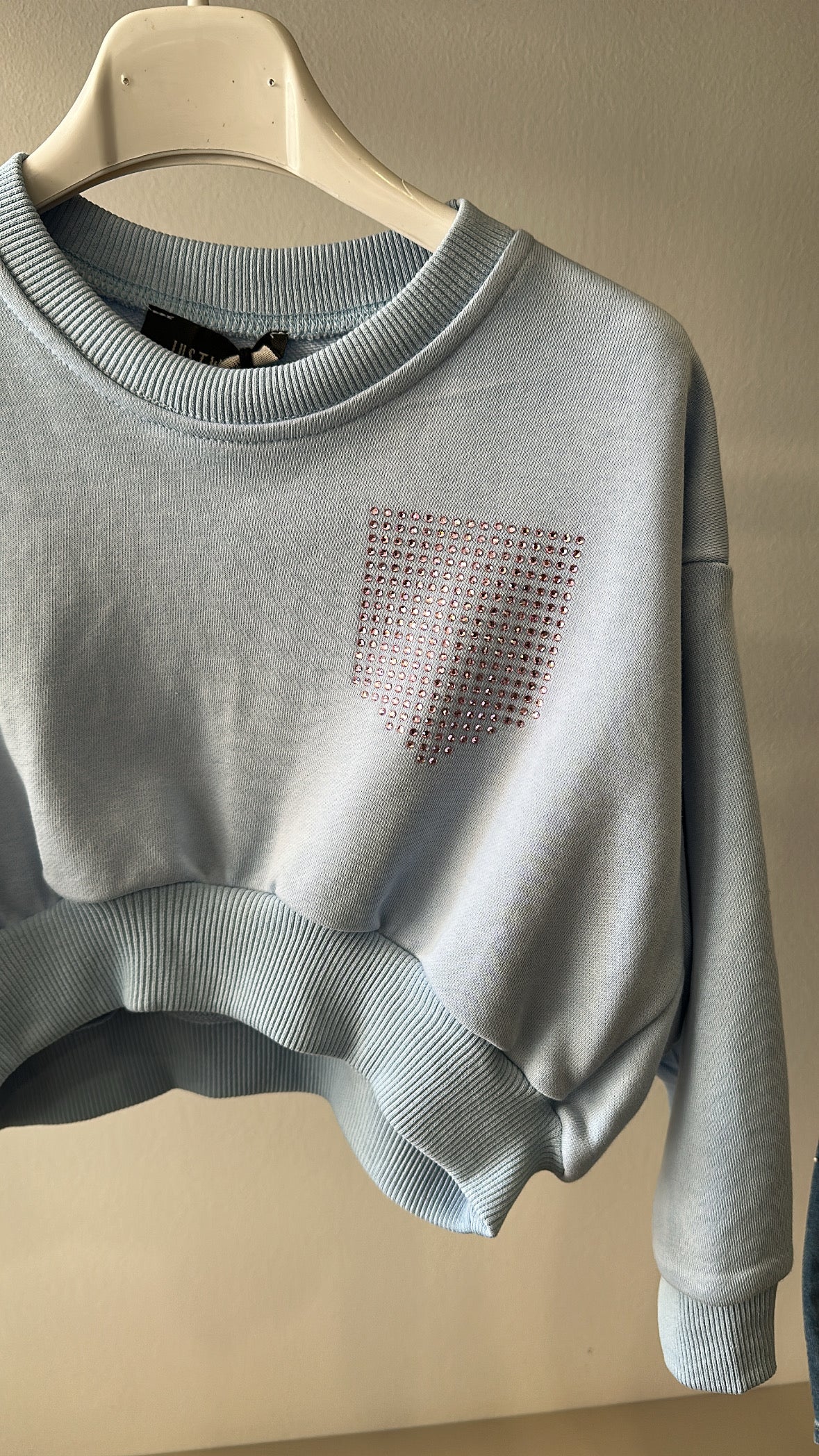 Felpa TASCHINO BRILLO 4-14 - CELESTE