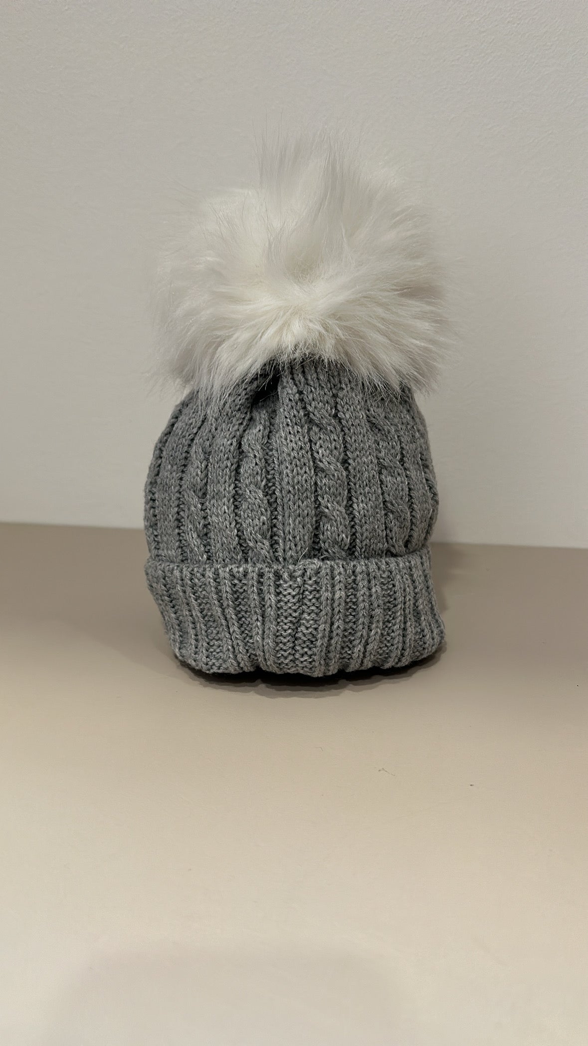 Cappellino PON PON ENVI - GRIGIO