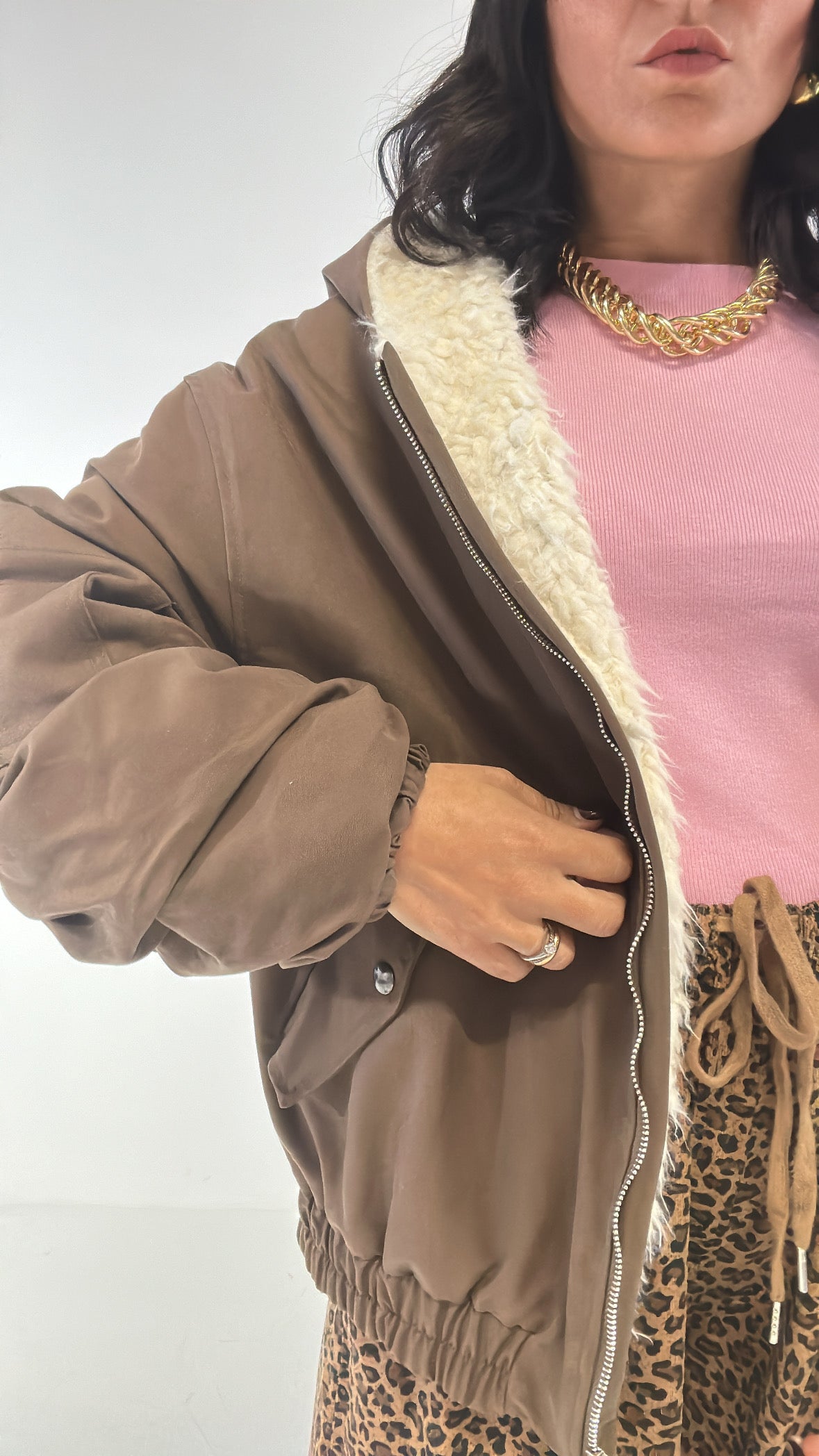Parka LUMINA - MARRONE