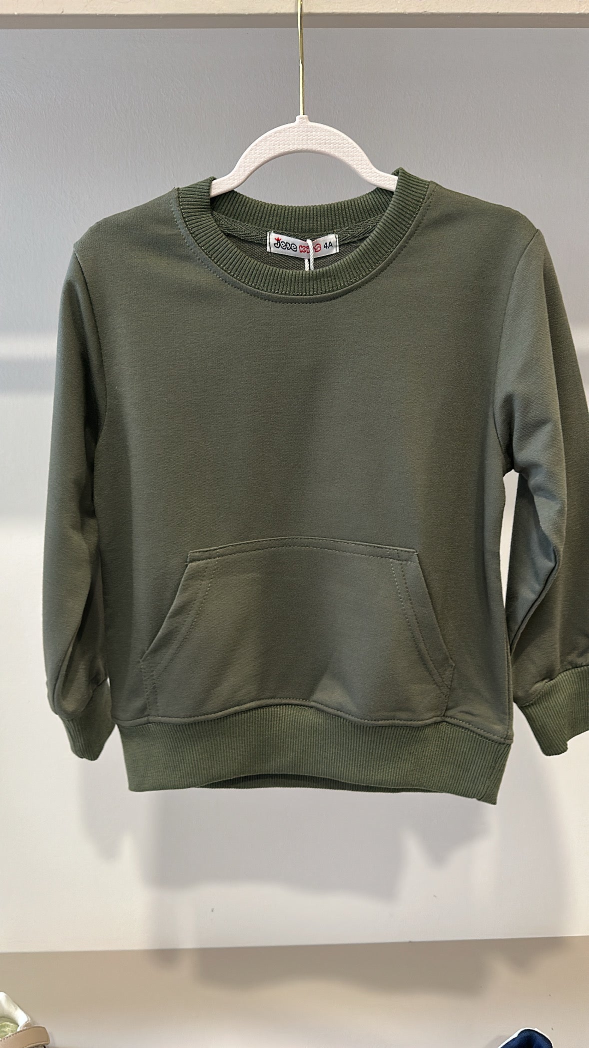 Felpa TASCA 4-16A - VERDE MILITARE