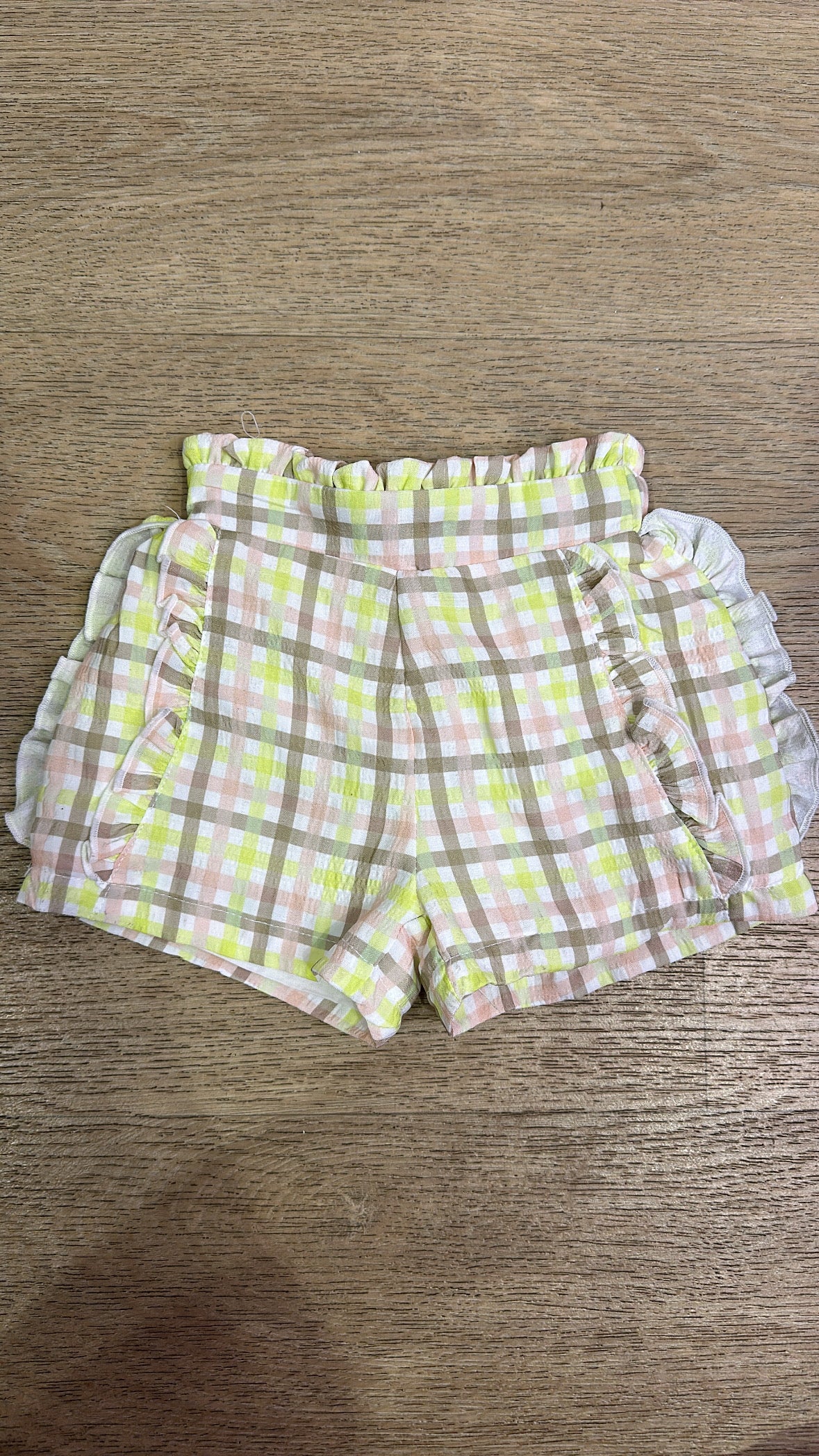 Shorts QUADRETTINI 6-36M - VERDE
