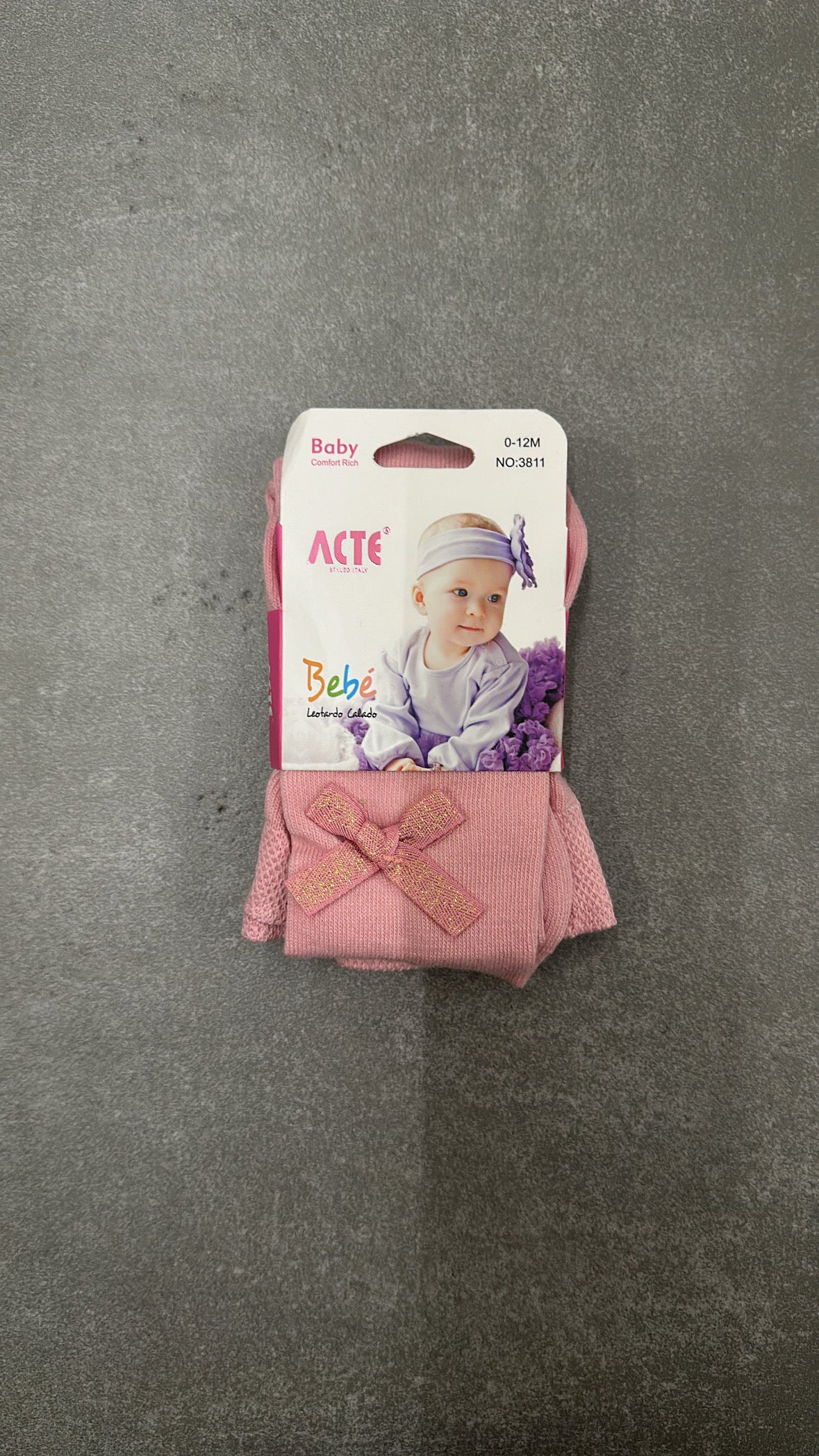 Calzamaglia FIOCCO 12-36M - ROSA