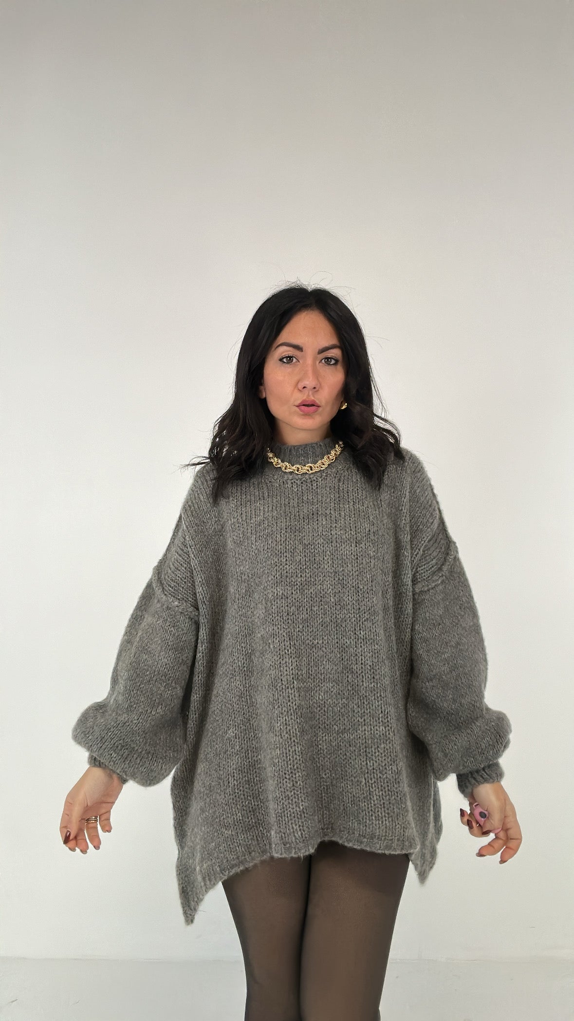 Maxipill LUPETTO OVER - GRIGIO