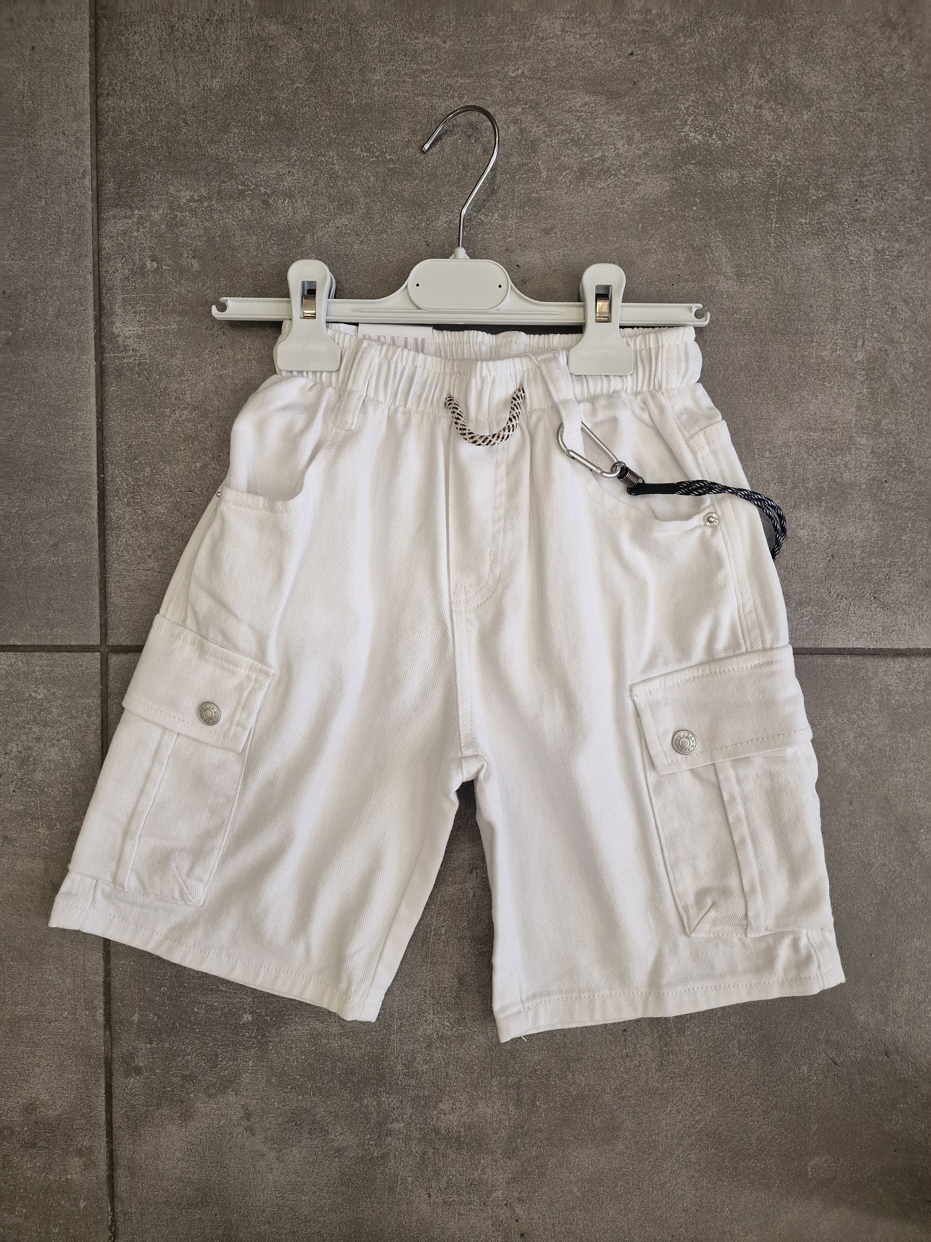 Pantalone CARGO 3-8A - BIANCO