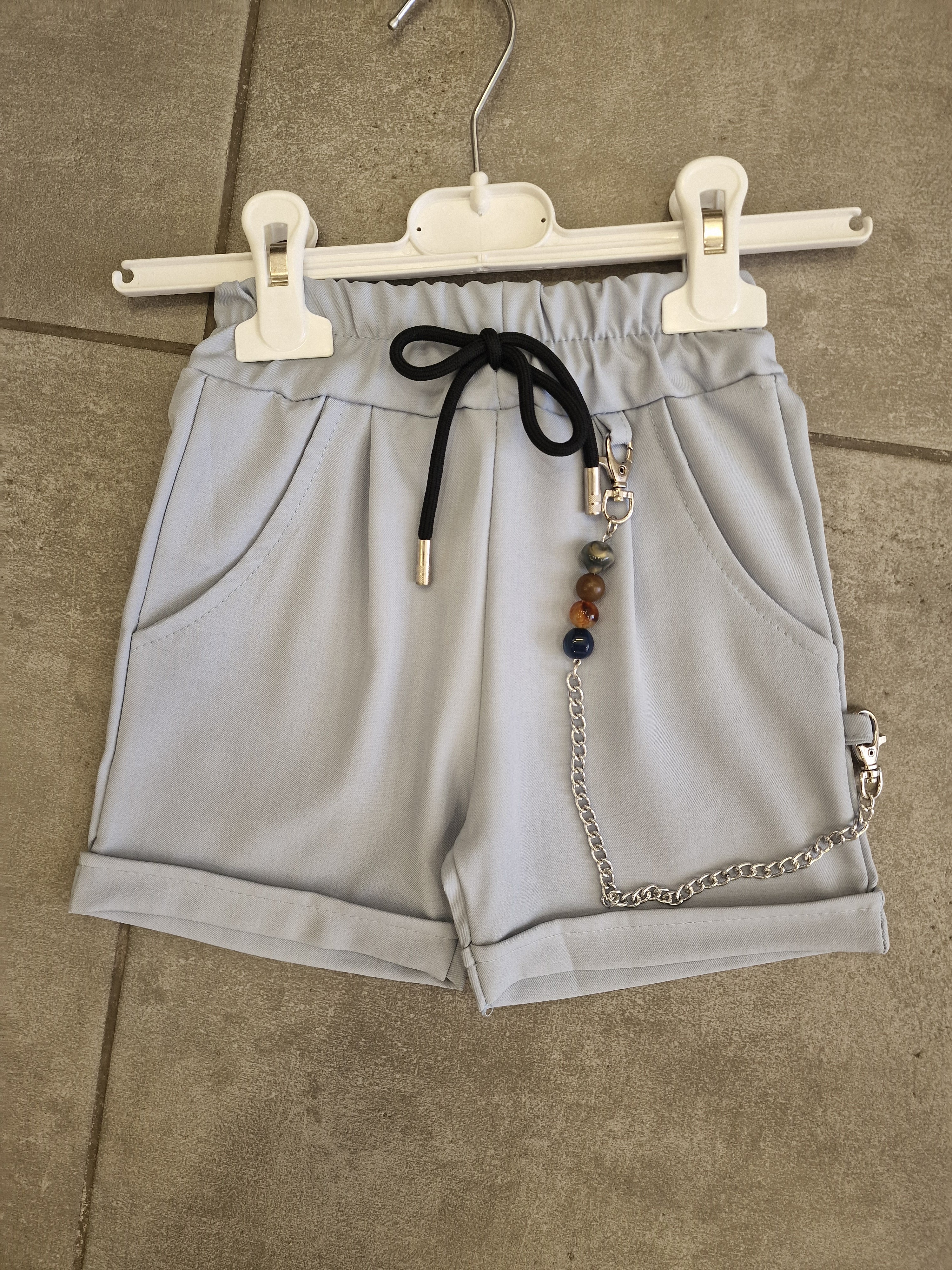 Pantaloncino CATENELLA 12-36M - CELESTE
