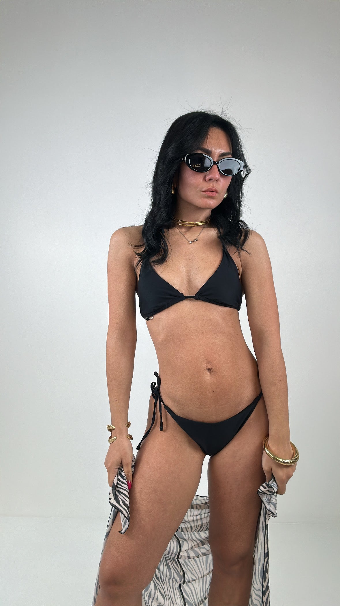 Bikini + COPRI ZEBRAT - PANNA