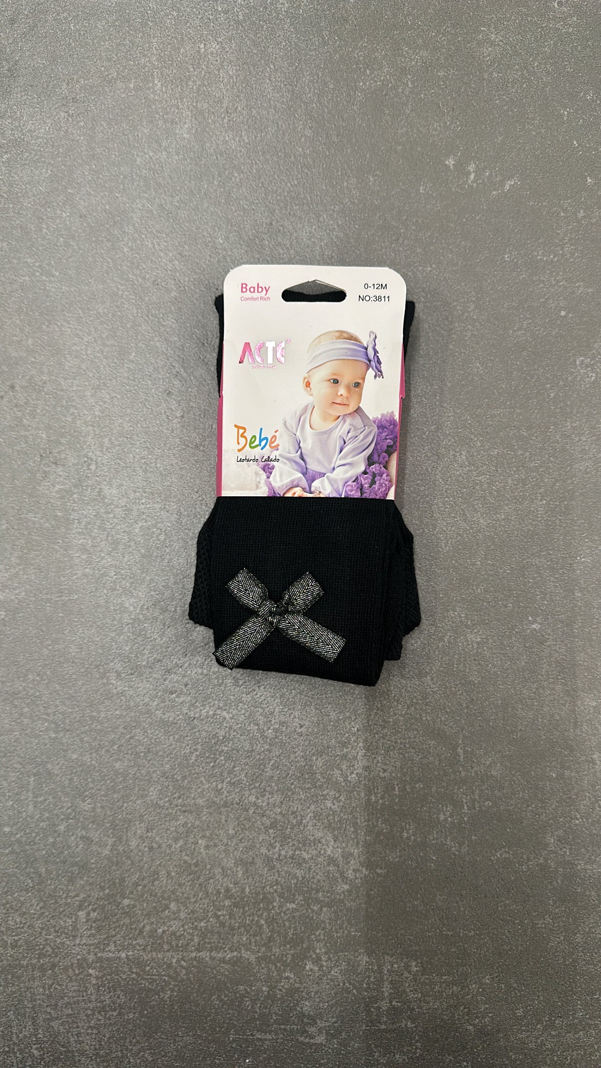 Calzamaglia FIOCCO 12-36M - NERO