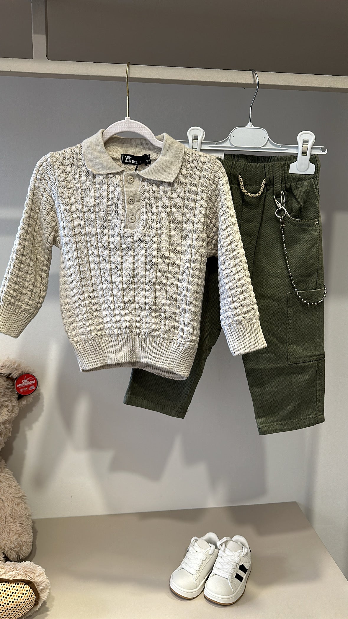 Polo IN MAGLIA 12-36M - BEIGE