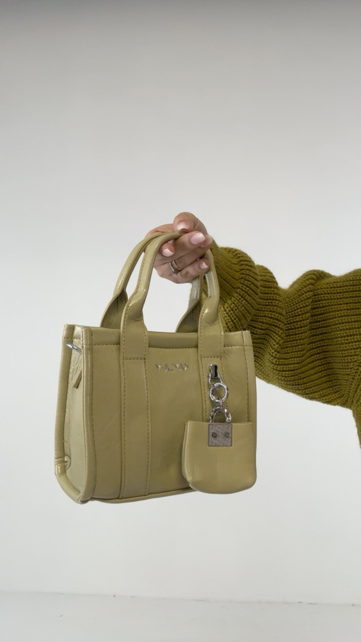 Borsa MINI CON BORSETTA - VERDE OLIVA