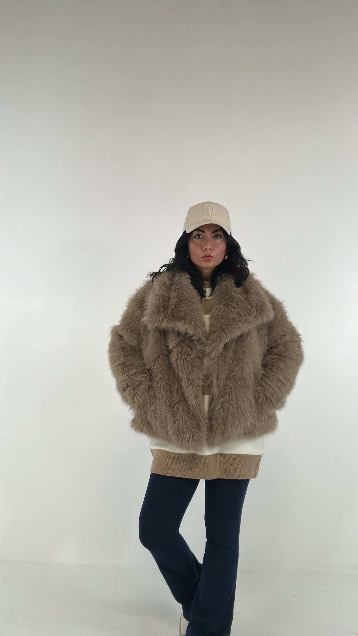 Ecopelliccia LOWWINT - KHAKI