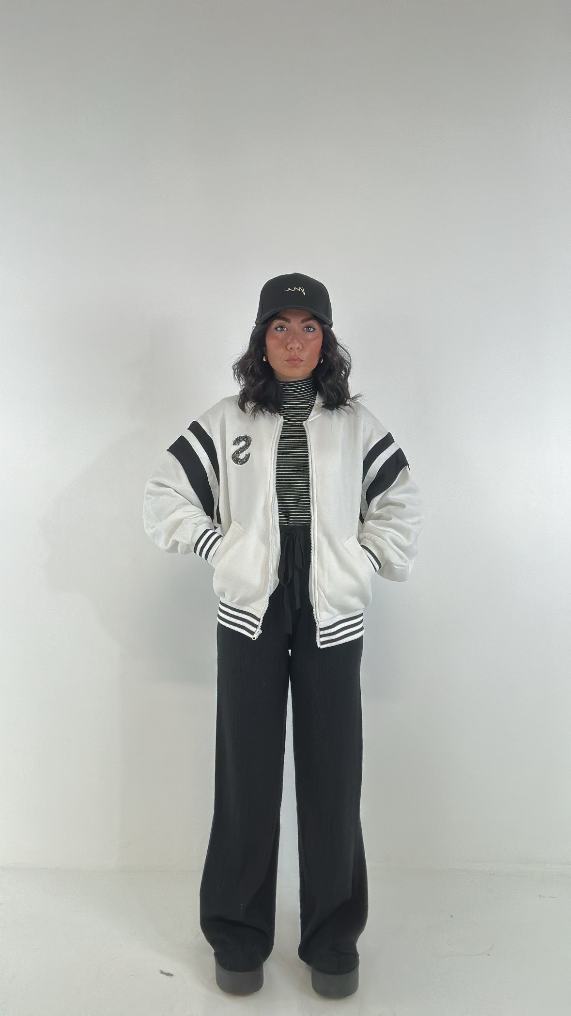 Pantalone IN MAGLIA COSTINE - NERO