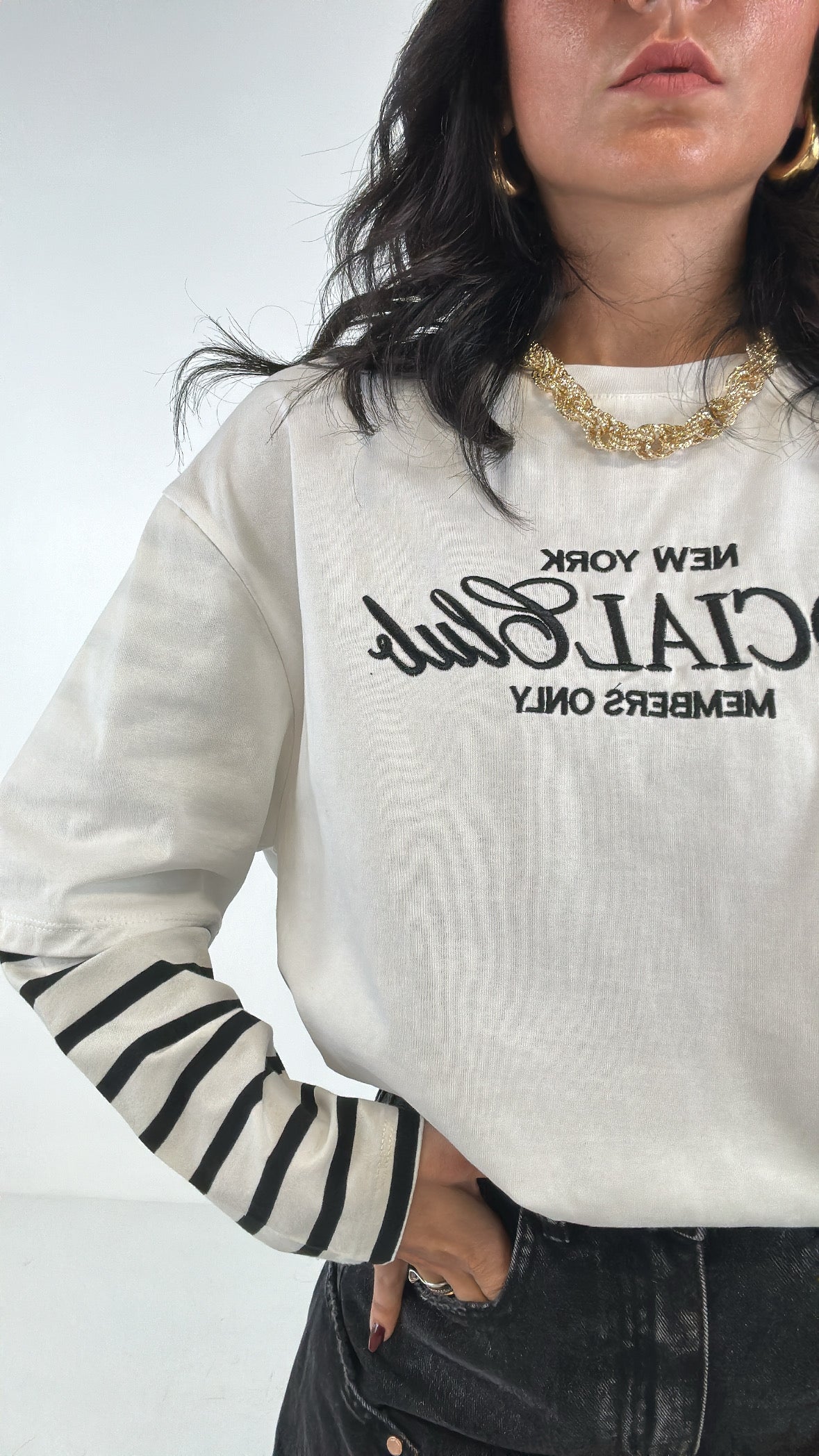Maglia SOCIAL CLUB - BIANCO