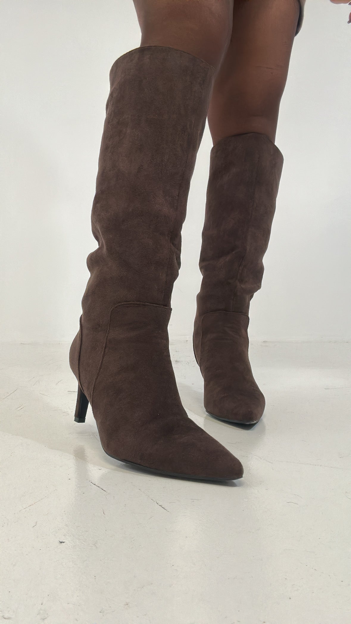 Stivale CAMOSCIO MORBIDO - MARRONE