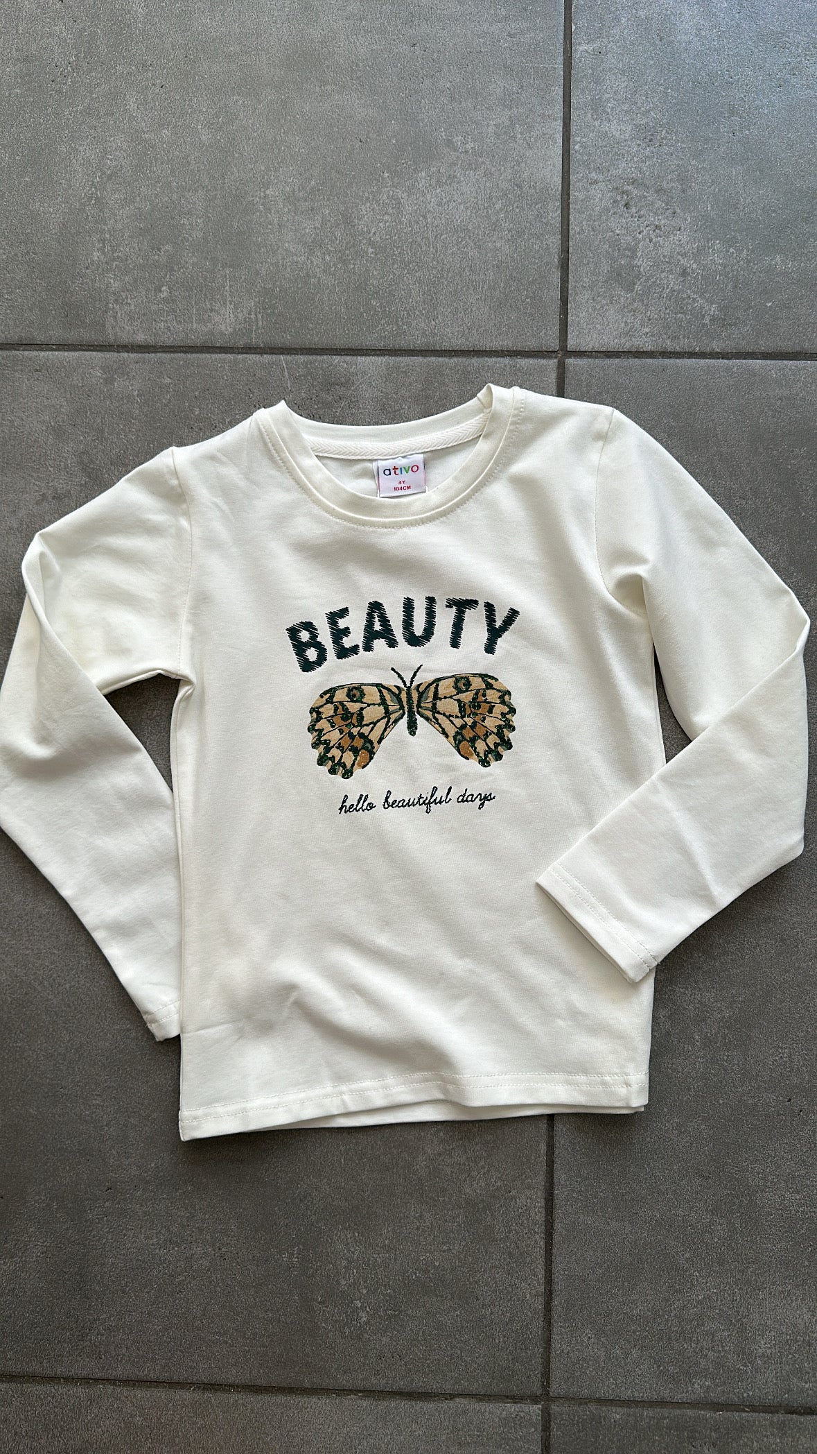 Maglia BEAUTY 4-12A - BIANCO