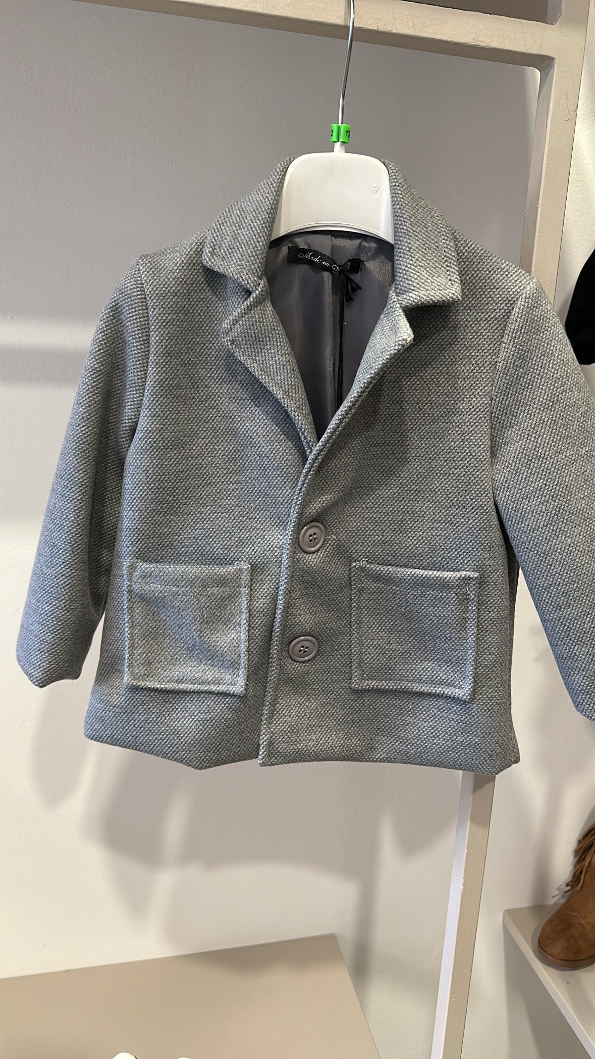 Cappottino 12-36M - GRIGIO