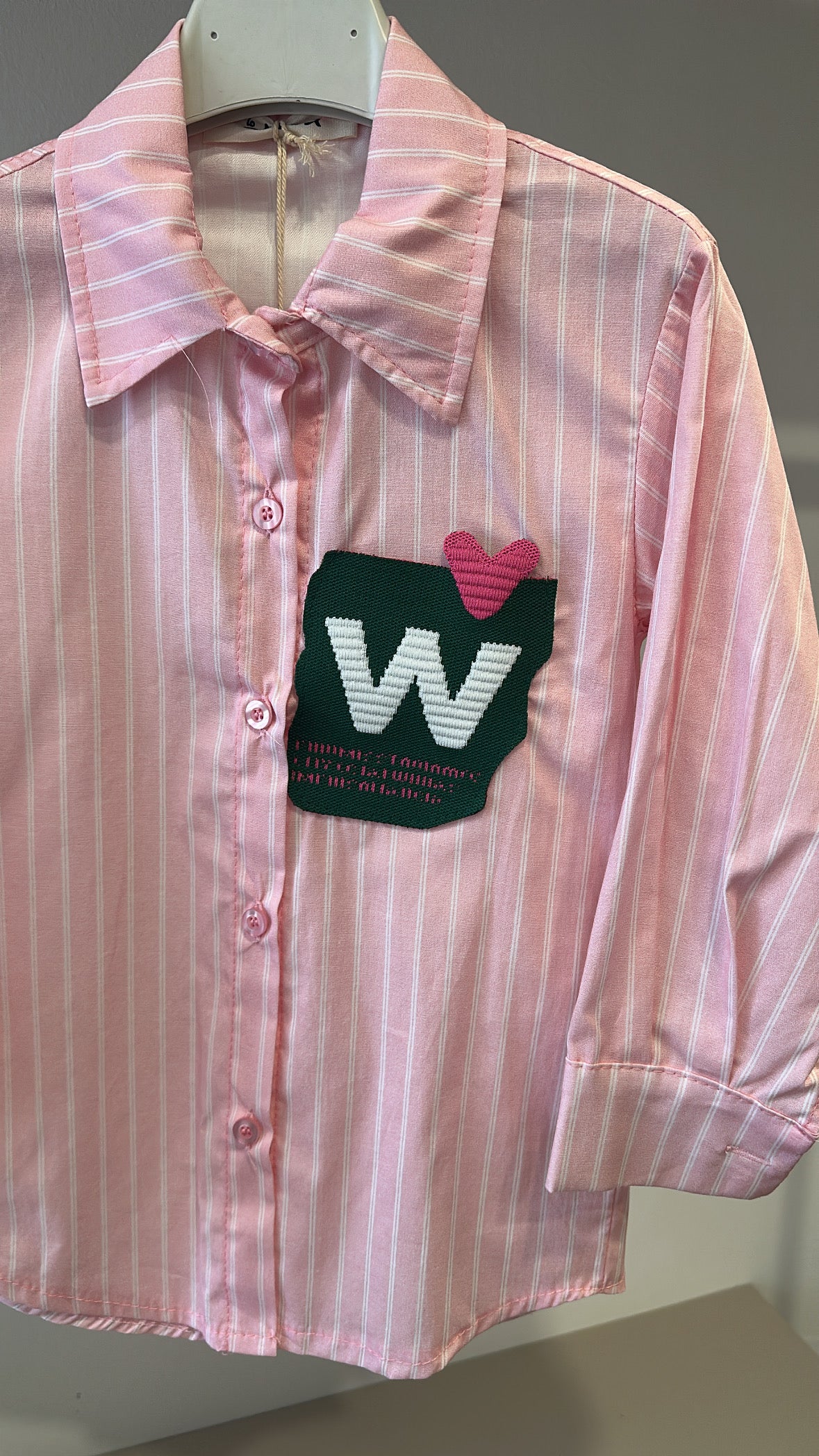 Camicia RIGHE W 4-14A - ROSA