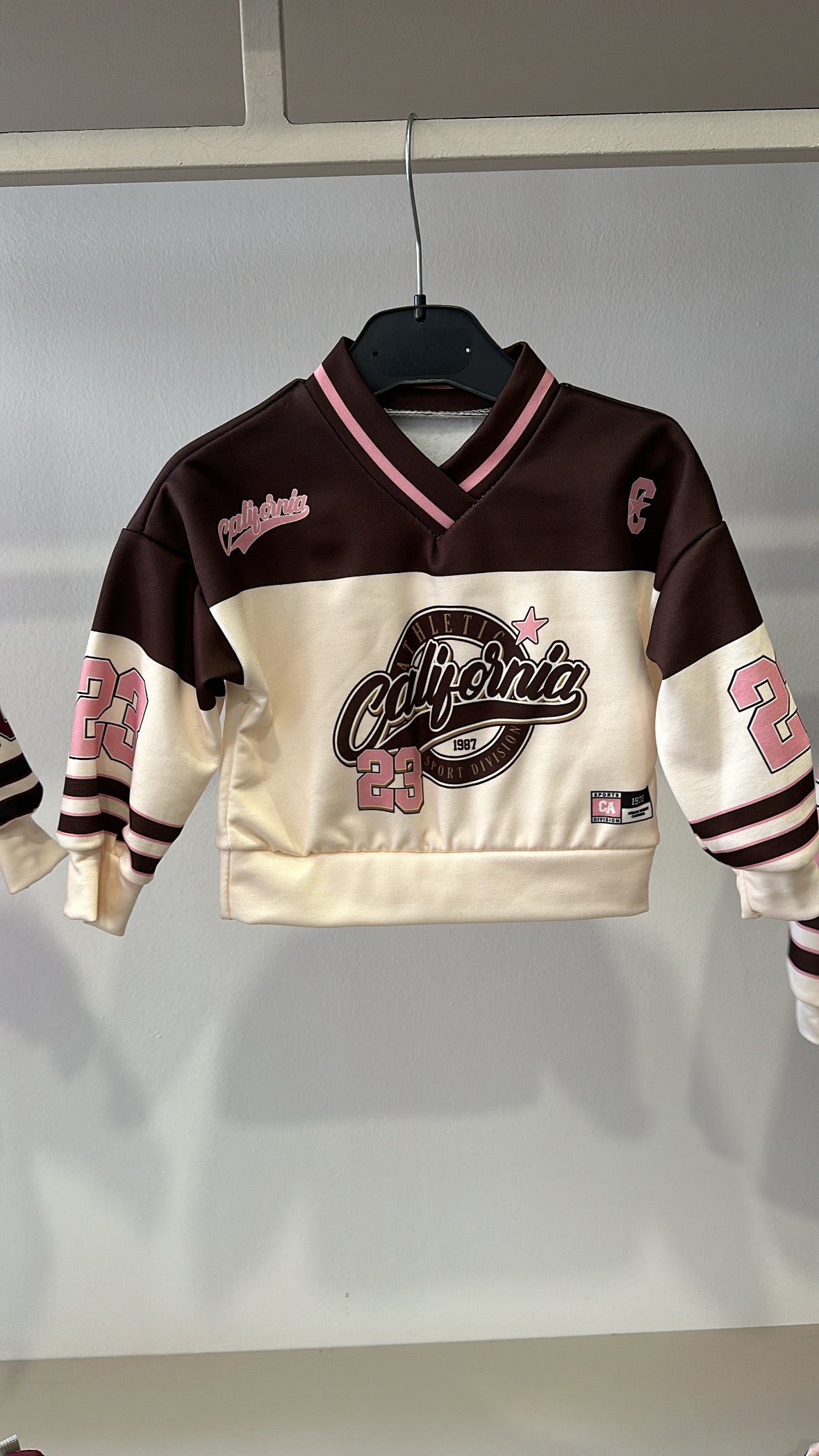 Felpa CALIFORNIA 9-36M - MARRONE