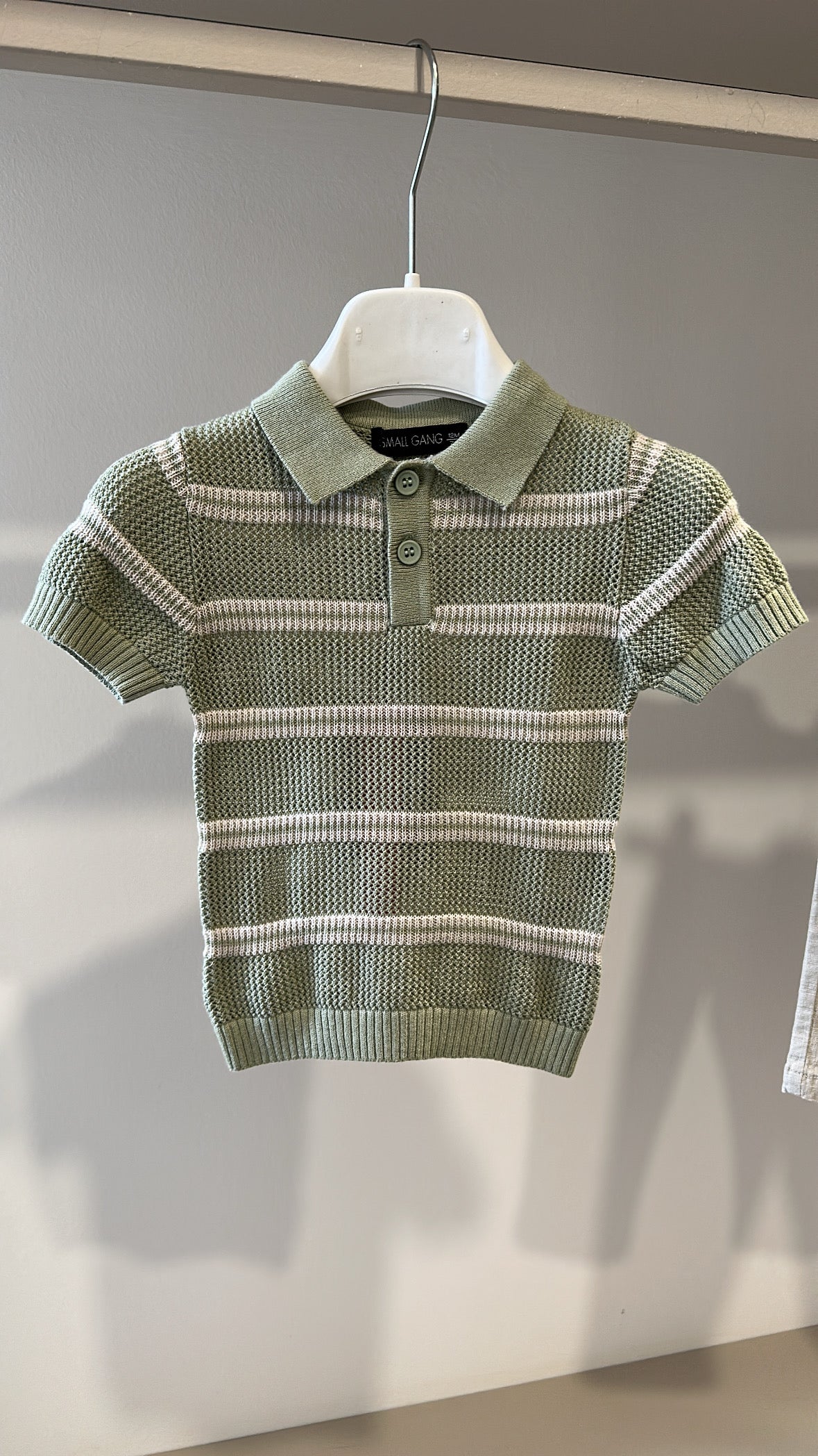 Maglia TRAFORO GANG 12-36M - VERDE MILITARE