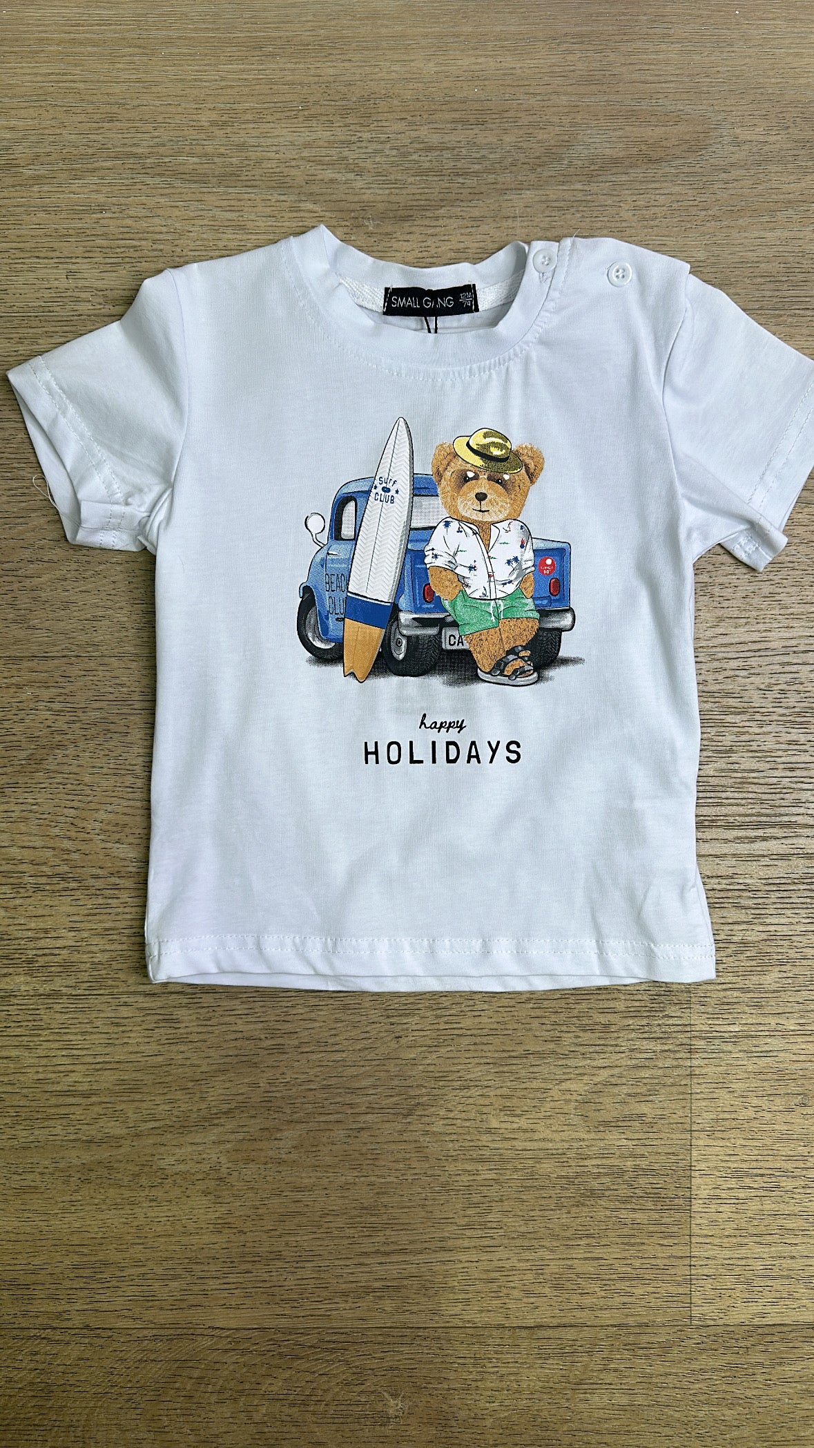 T-shirt ORSETTO 12-36M - BIANCO