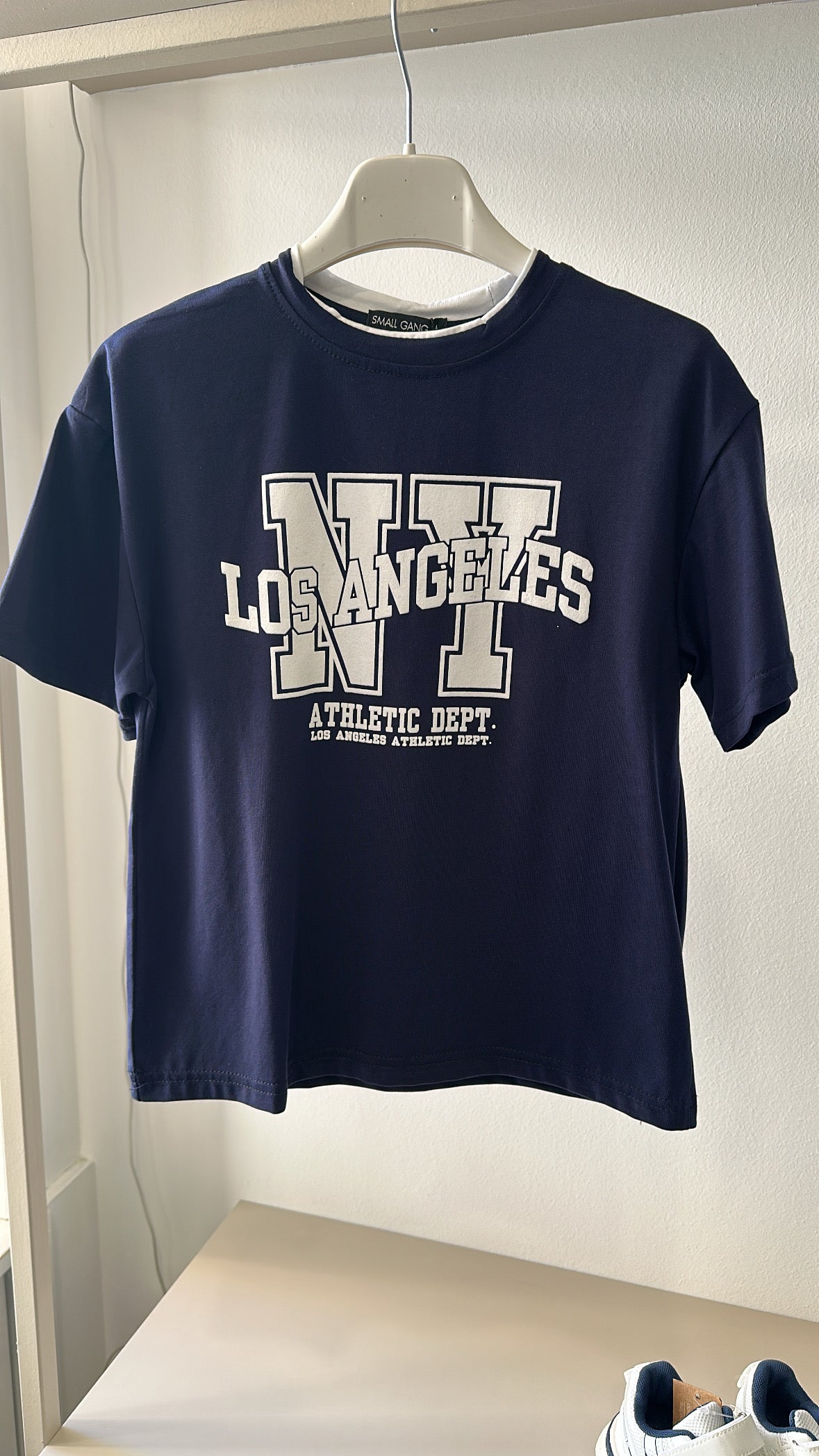 T-shirt LOS ANGELES NY 4-12A - BLU