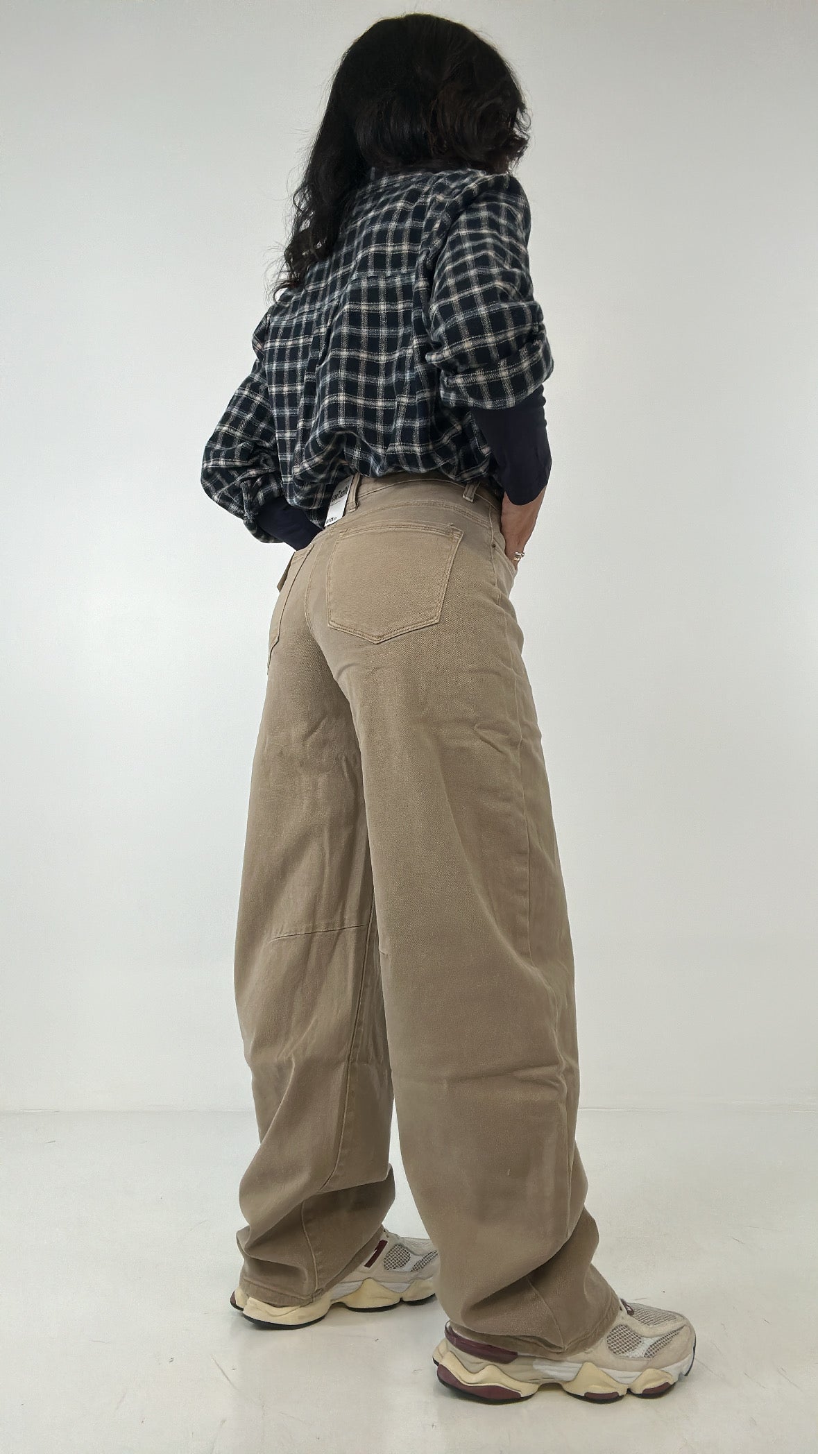 Jeans BAGGY COLOR - BEIGE