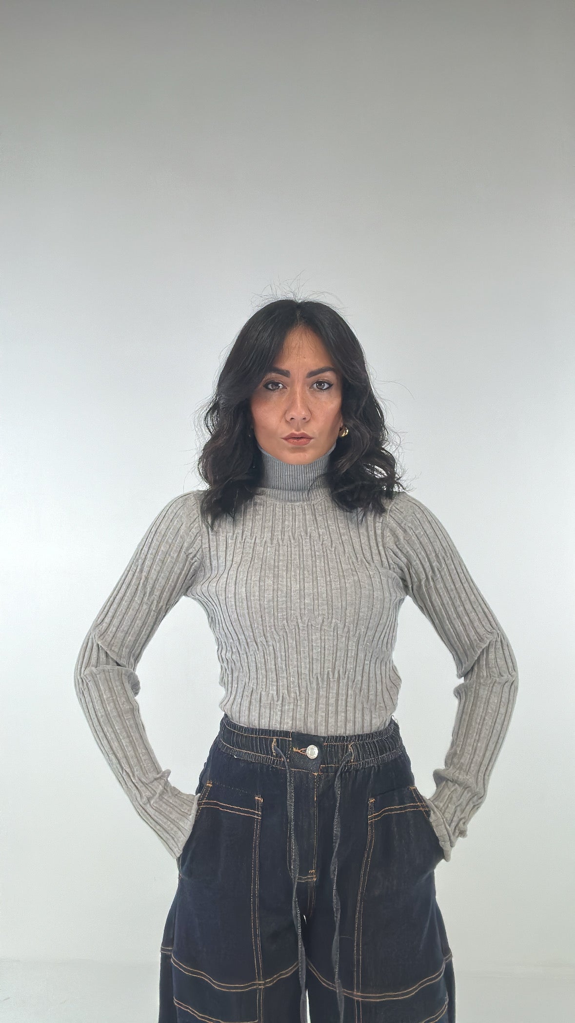 Pull DOLCEVITA LAVORATO - GRIGIO