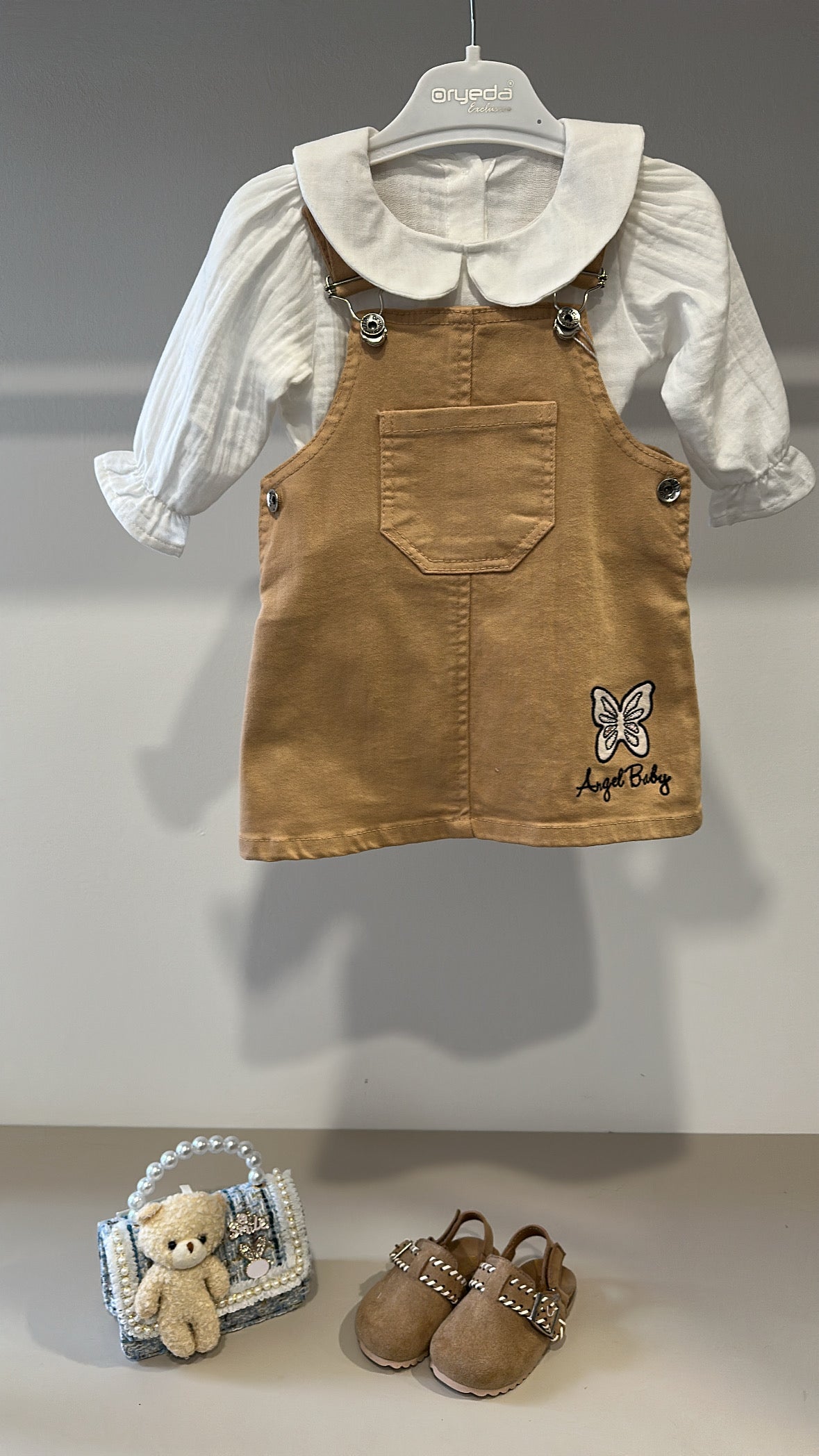 Salopette FARFALLA 6-24M - BEIGE