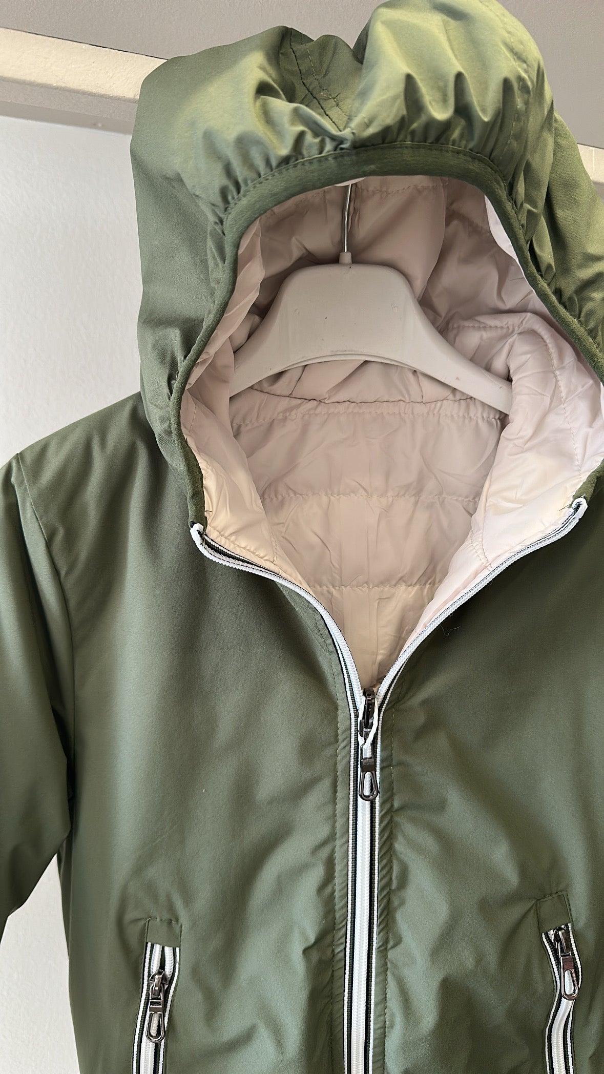 Giubbino 100G DUBBLE BOY 4-12A - VERDE MILITARE